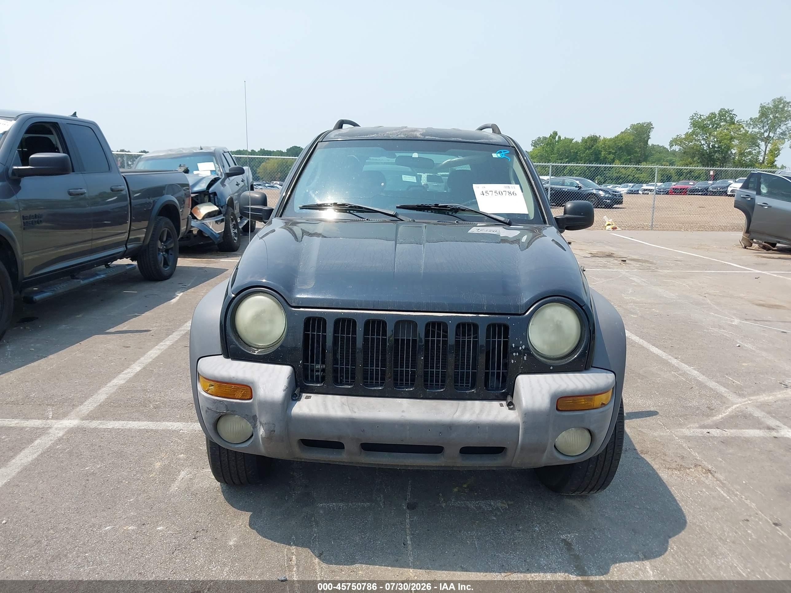 2004 Jeep Liberty Sport Black vin: 1J8GL48K94W318875