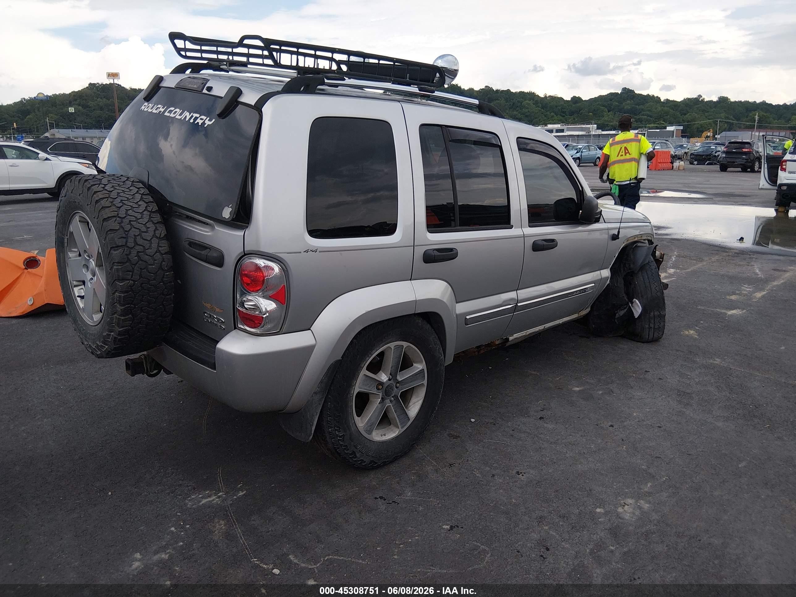 2006 Jeep Liberty Limited Edition Silver vin: 1J8GL58566W229624