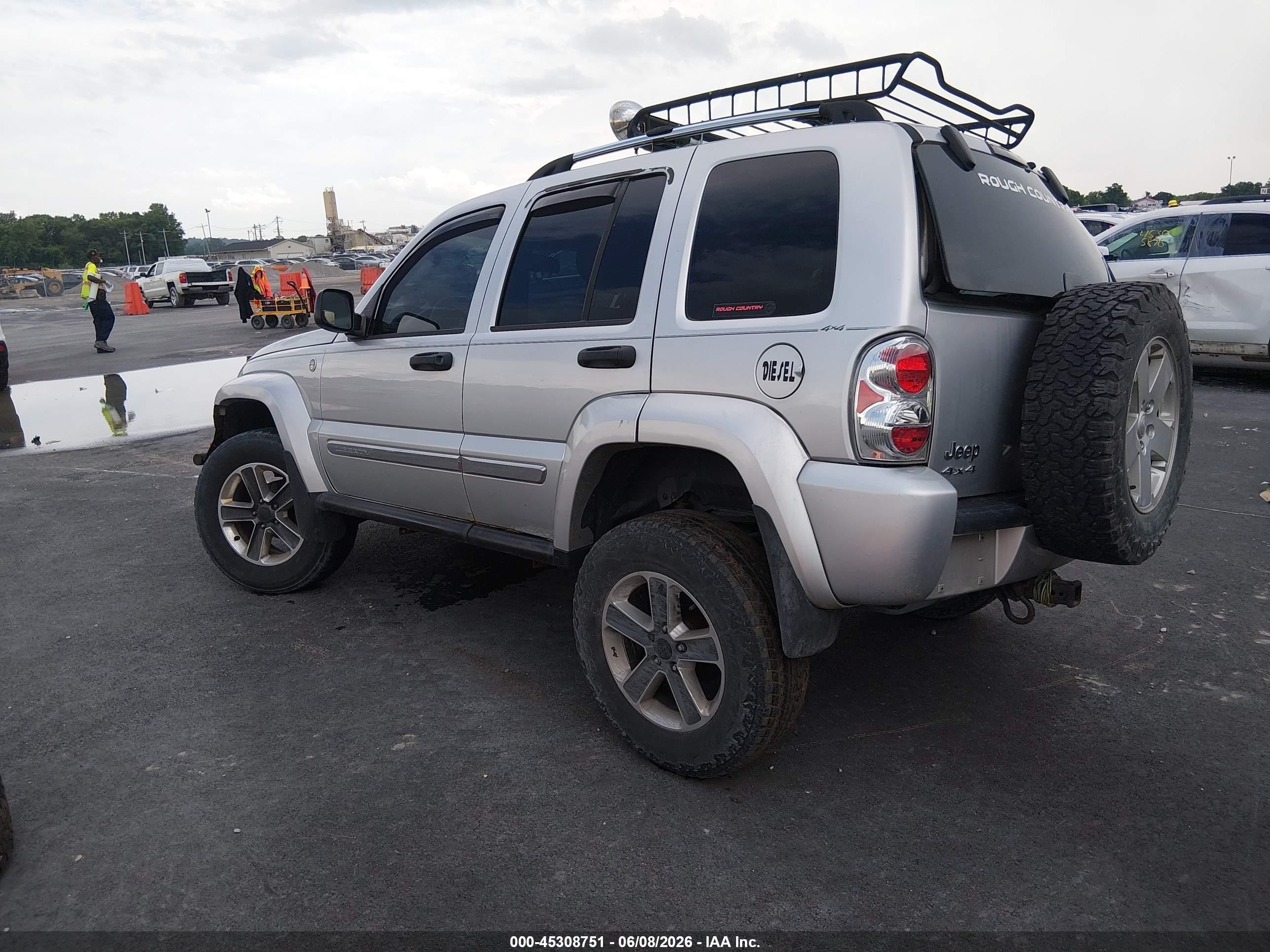 2006 Jeep Liberty Limited Edition Silver vin: 1J8GL58566W229624