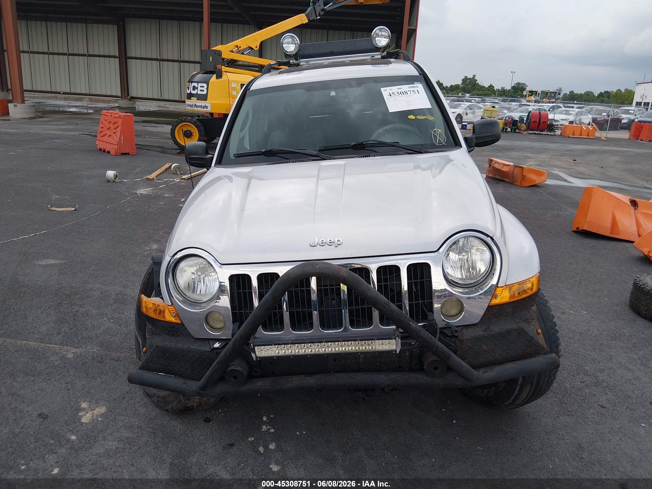 2006 Jeep Liberty Limited Edition Silver vin: 1J8GL58566W229624