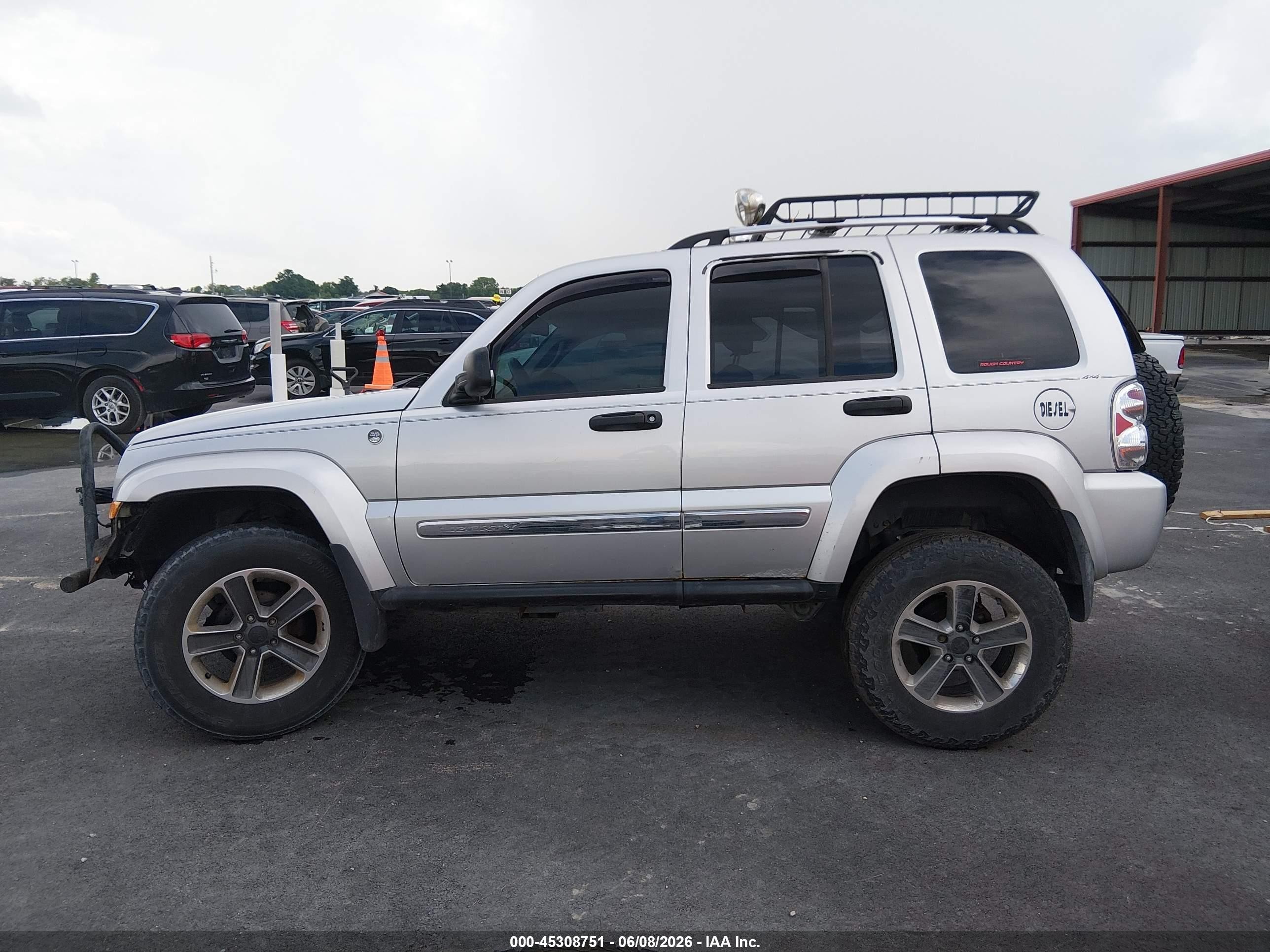 2006 Jeep Liberty Limited Edition Silver vin: 1J8GL58566W229624