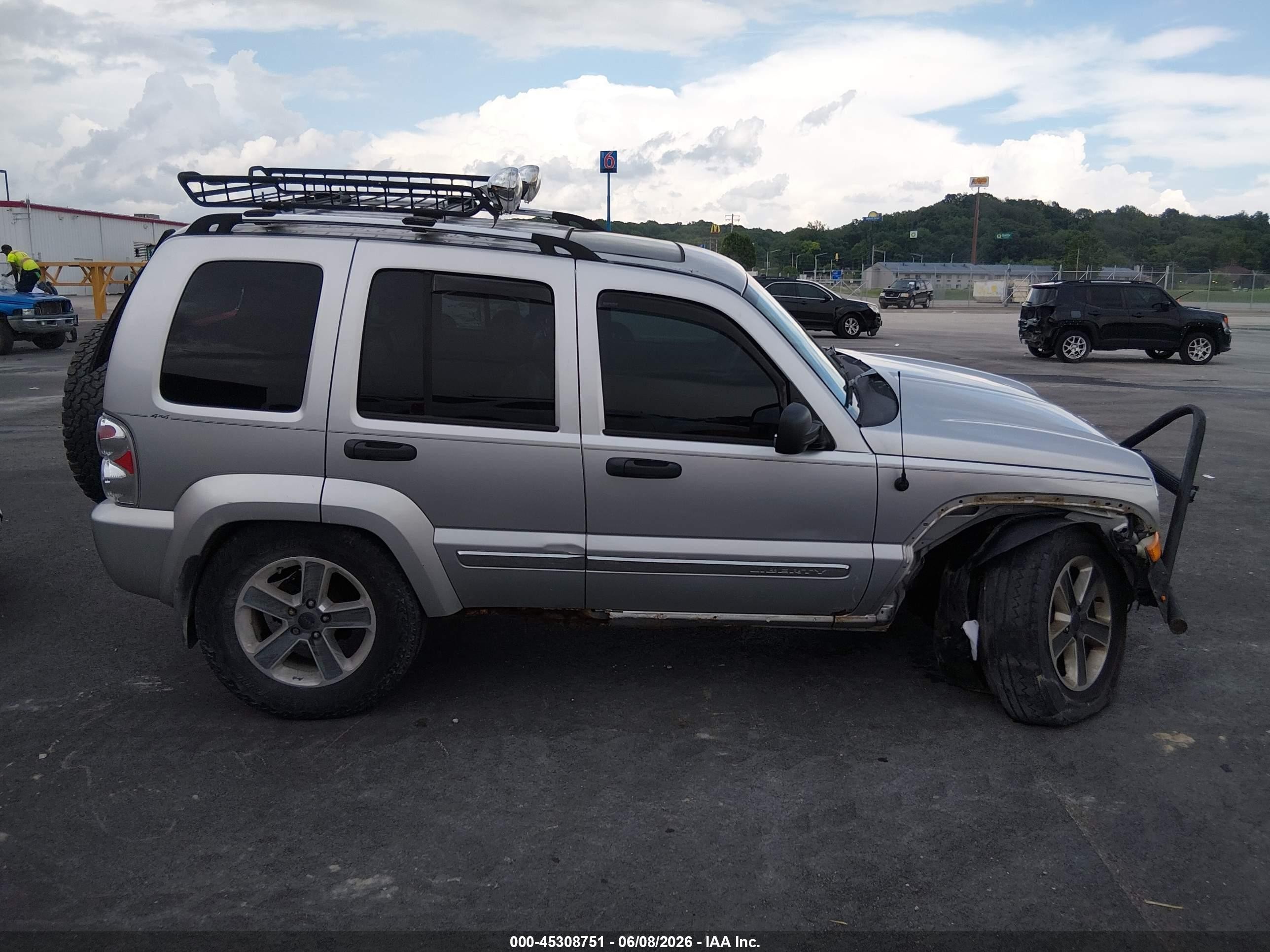 2006 Jeep Liberty Limited Edition Silver vin: 1J8GL58566W229624
