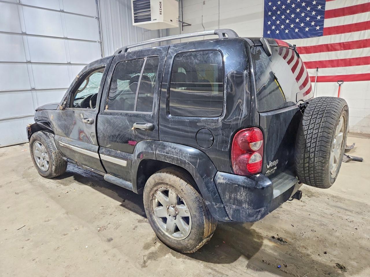 2005 Jeep Liberty Limited Black vin: 1J8GL58K15W727136