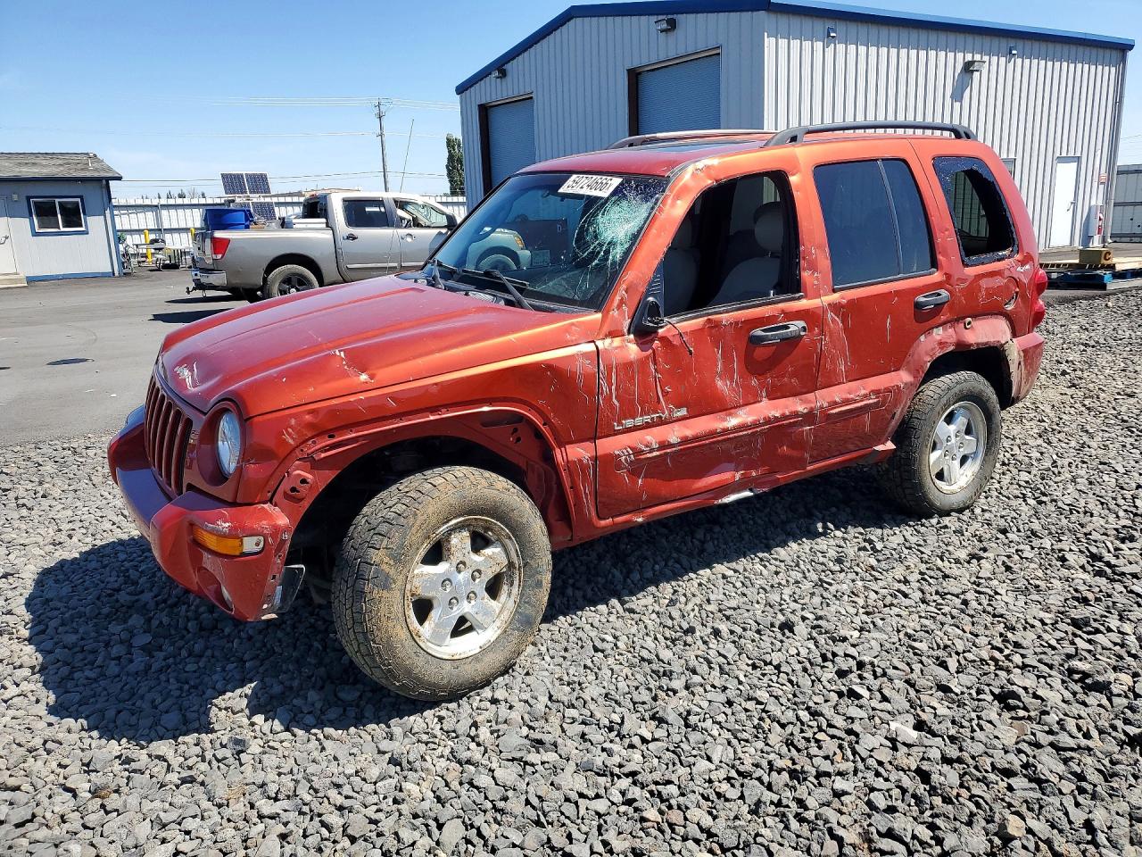 2002 Jeep Liberty Limited Orange vin: 1J8GL58K32W187414