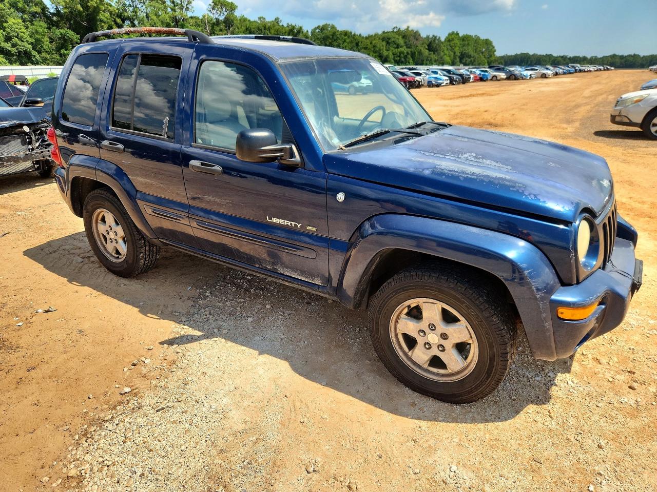 2003 Jeep Liberty Limited Blue vin: 1J8GL58K33W677529