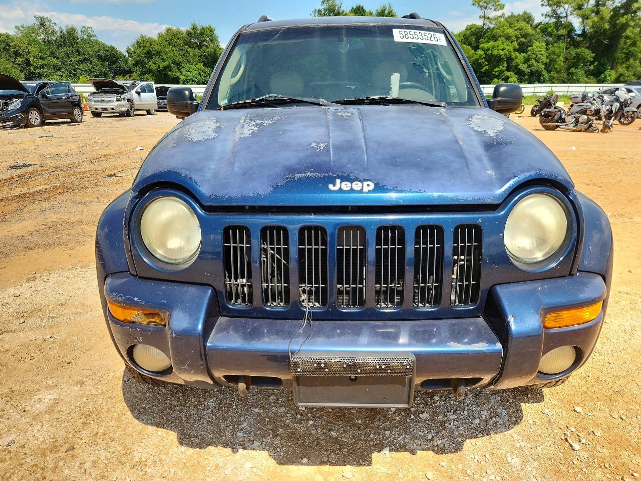 2003 Jeep Liberty Limited Blue vin: 1J8GL58K33W677529
