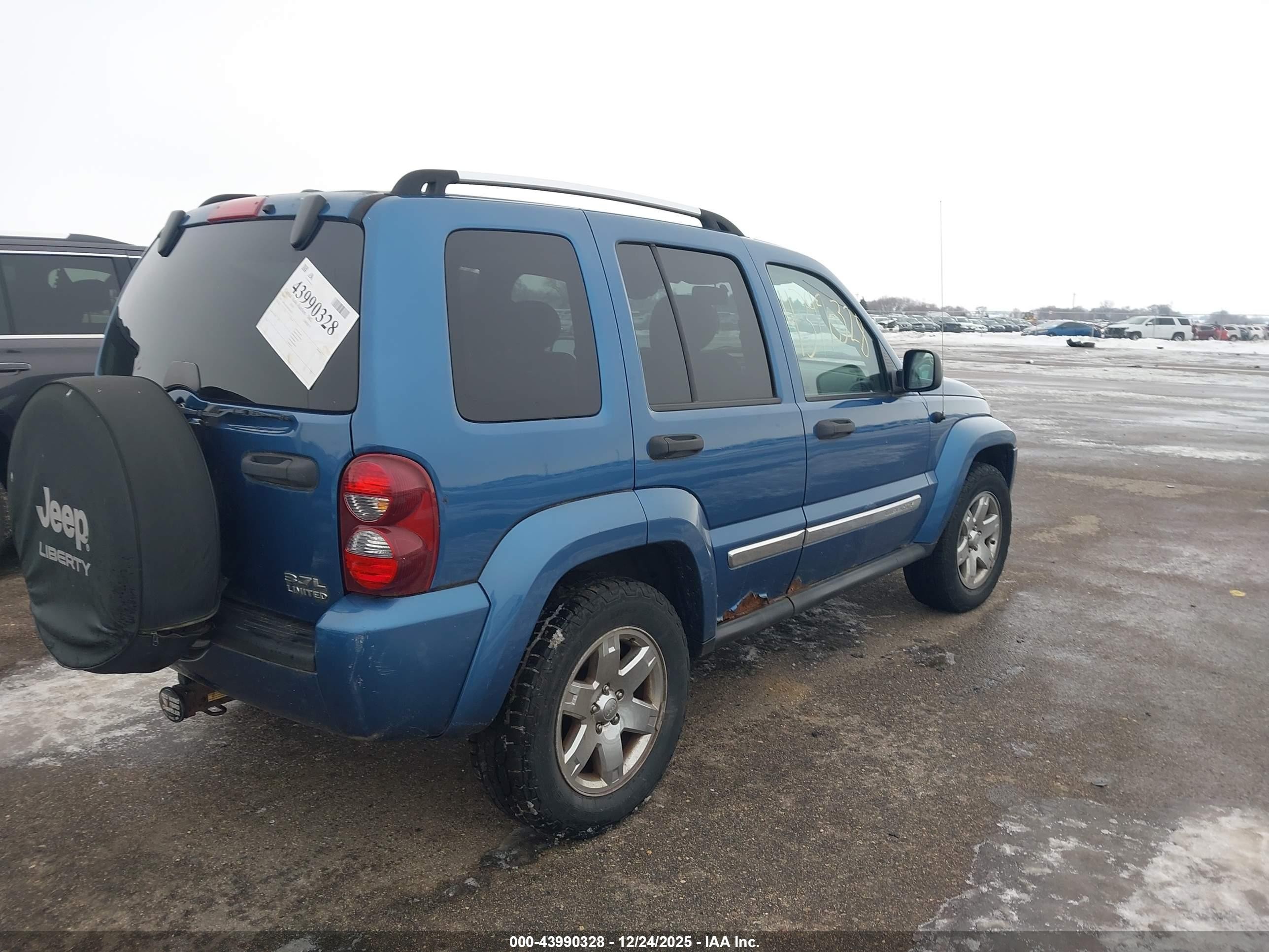 2006 Jeep Liberty Limited Edition Blue vin: 1J8GL58K36W261257