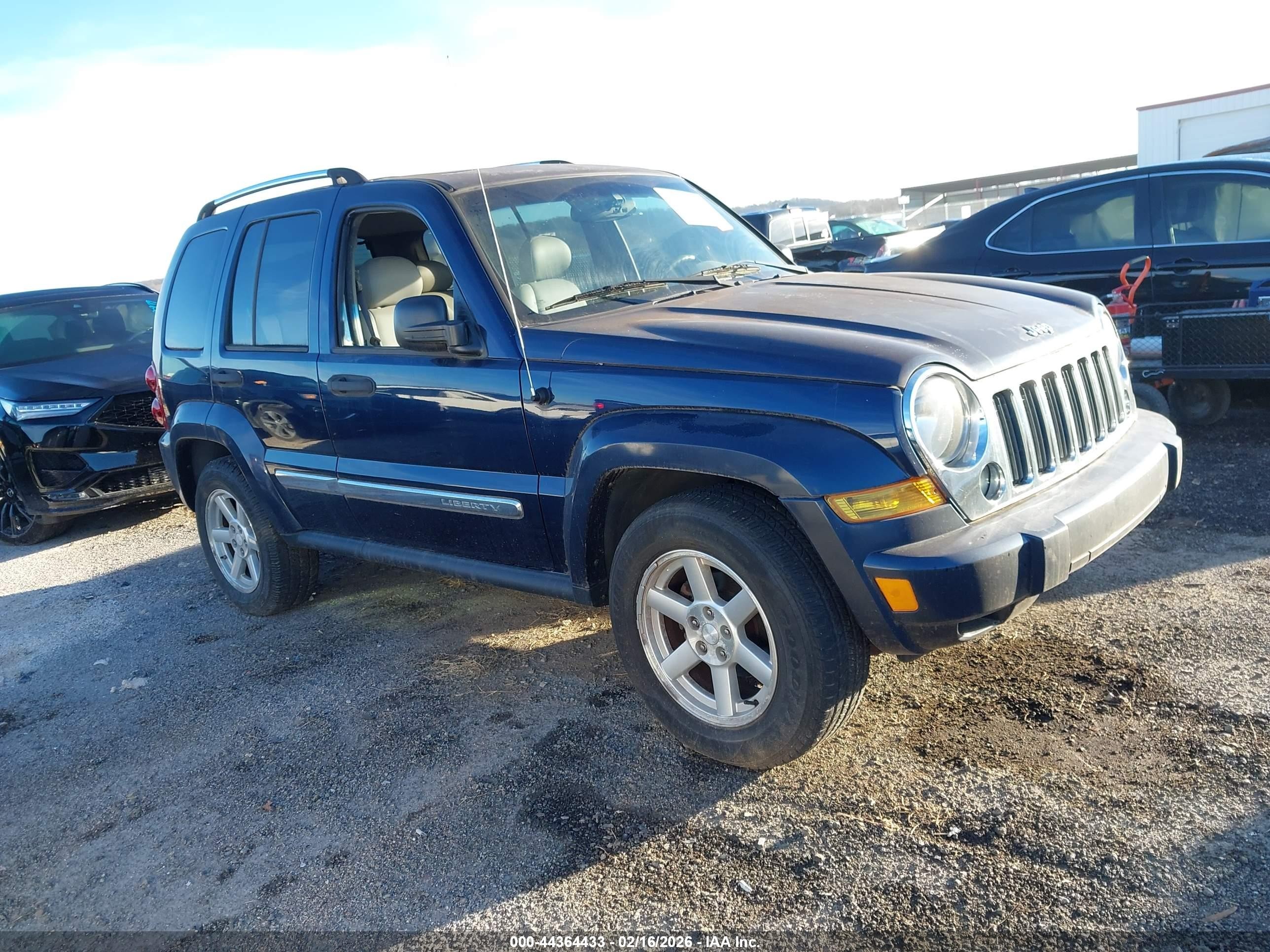 2006 Jeep Liberty Limited Edition Navy vin: 1J8GL58K56W166764
