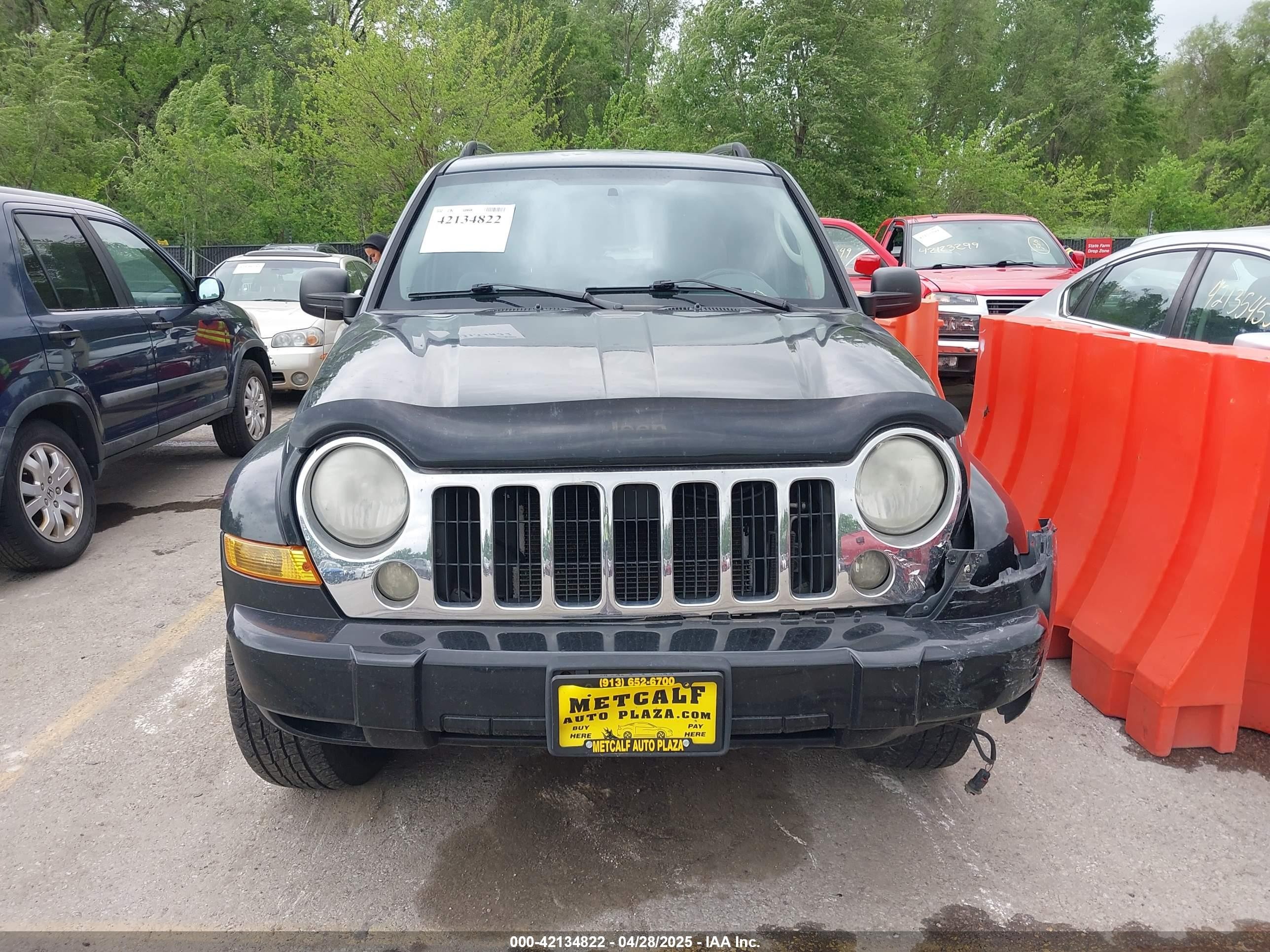 2007 Jeep Liberty Limited Edition Black vin: 1J8GL58K57W676176