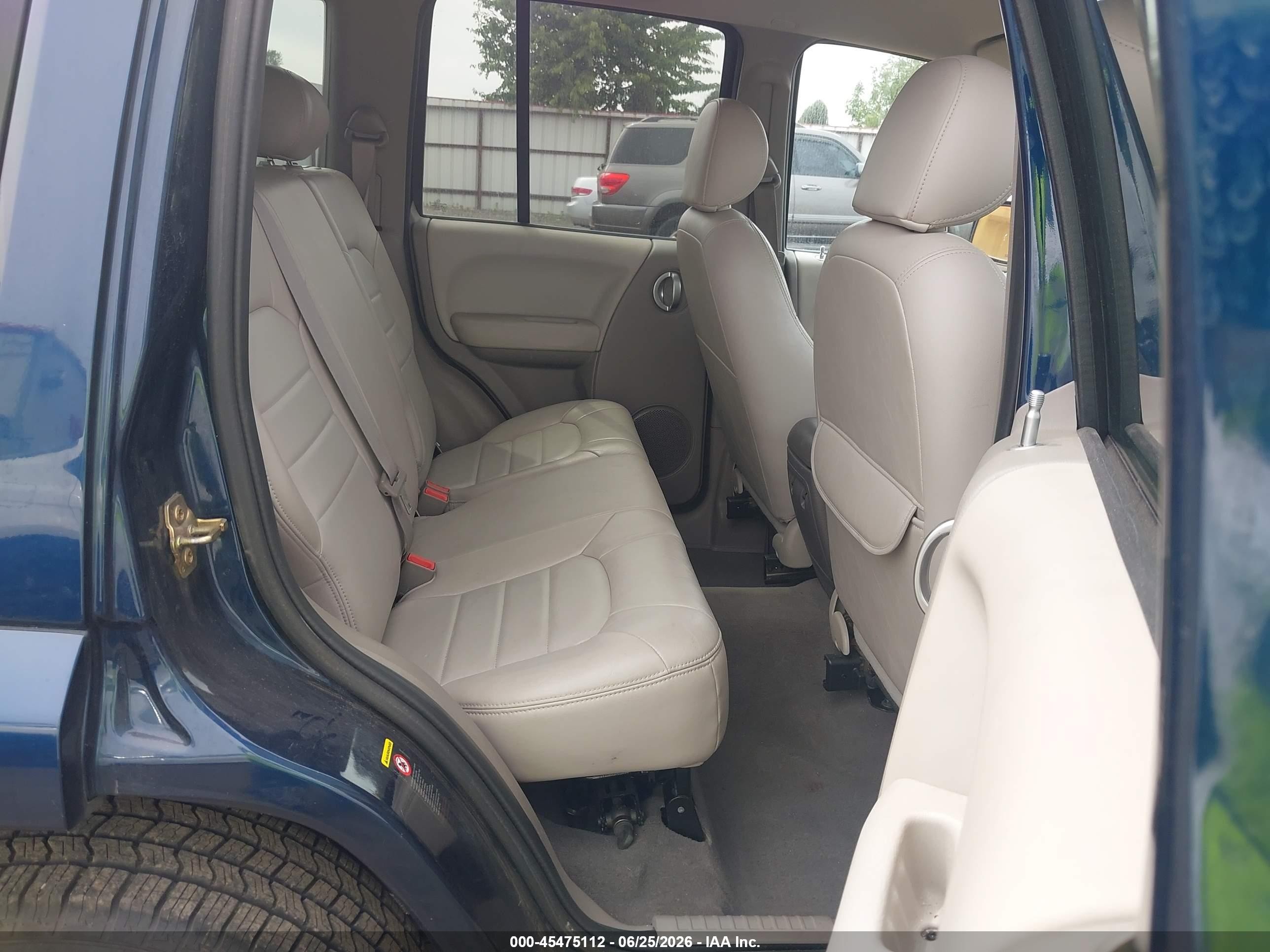 2003 Jeep Liberty Limited Edition Синий vin: 1J8GL58K93W630263