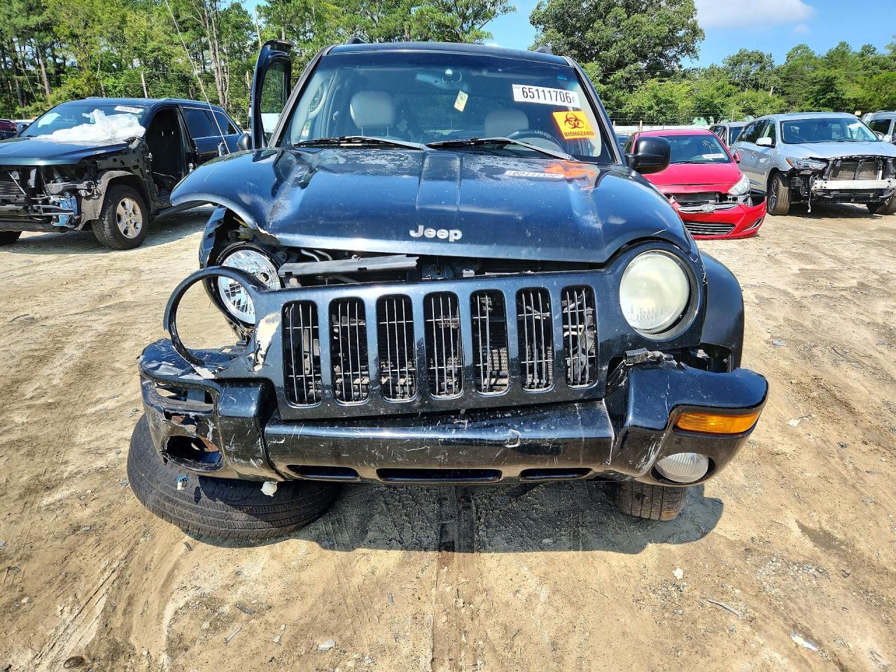 2004 Jeep Liberty Limited Черный vin: 1J8GL58K94W264239