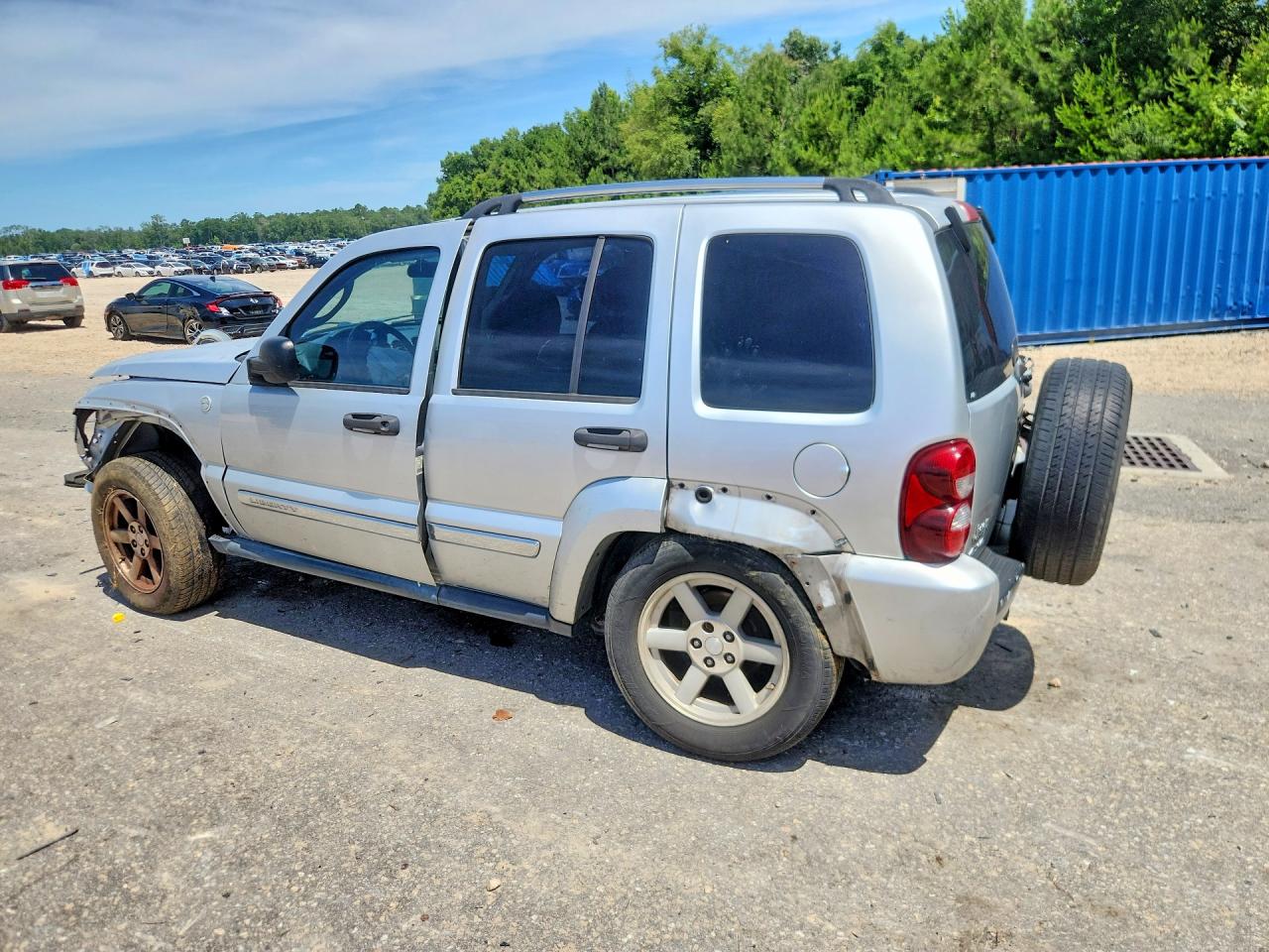 2006 Jeep Liberty Limited Silver vin: 1J8GL58K96W144136