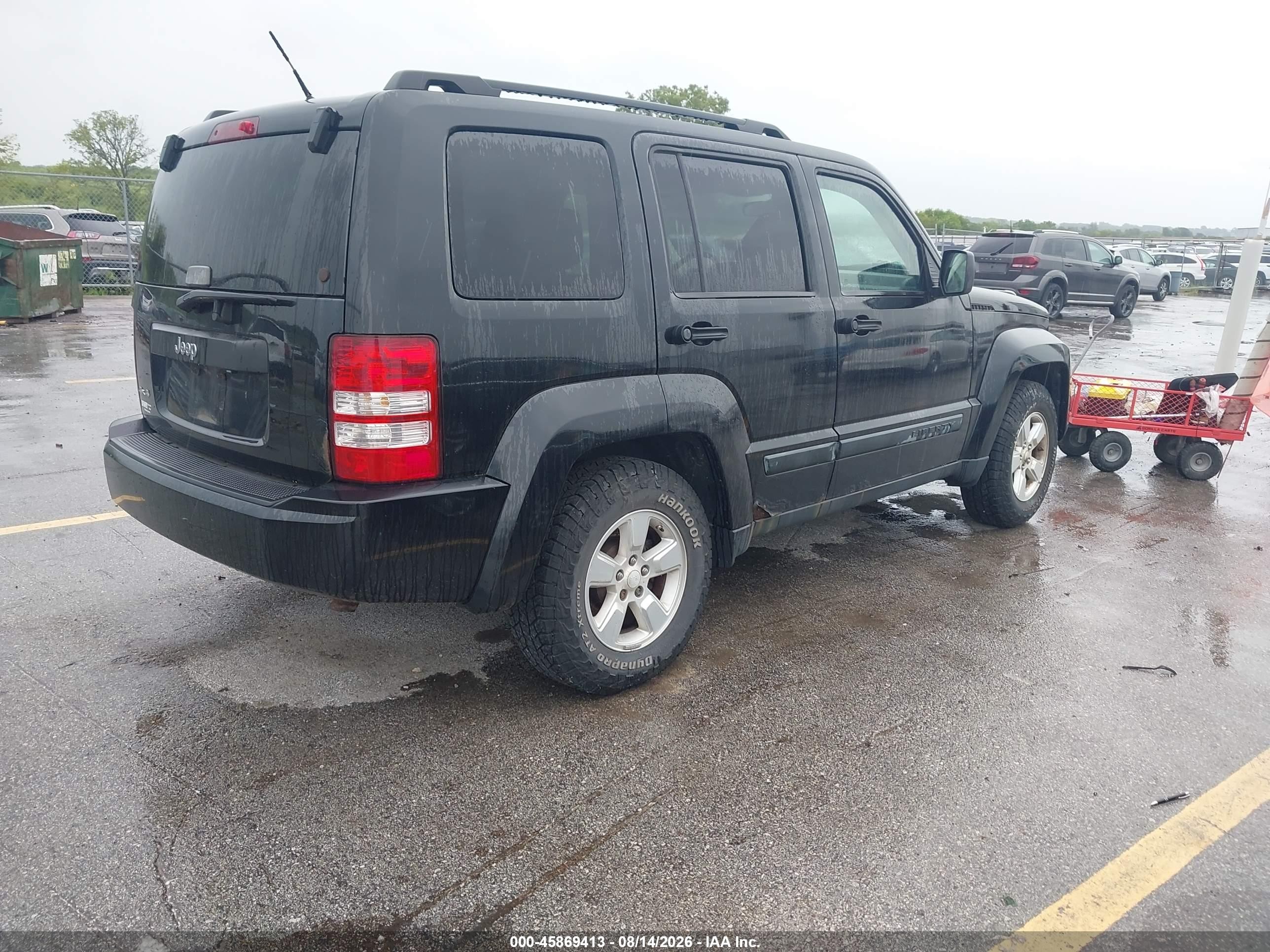 2009 Jeep Liberty Sport Black vin: 1J8GN28K09W546172