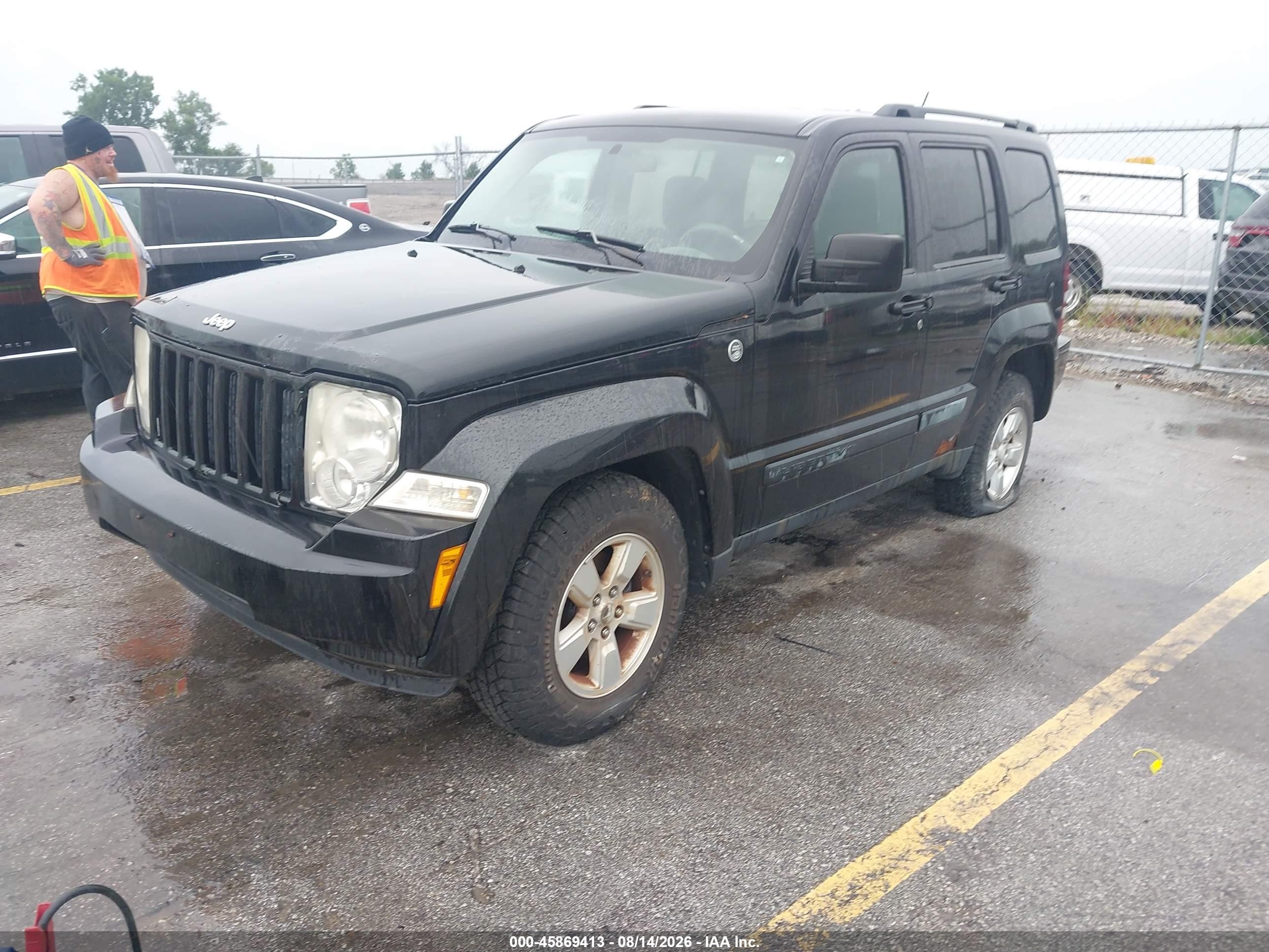 2009 Jeep Liberty Sport Black vin: 1J8GN28K09W546172