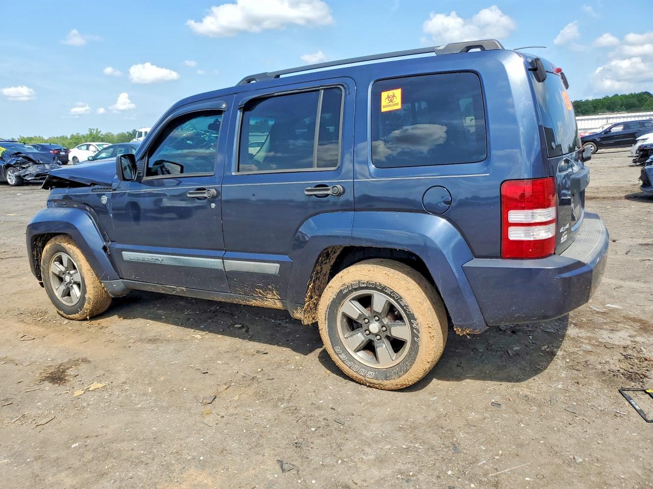 2008 Jeep Liberty Sport Blue vin: 1J8GN28K18W285682