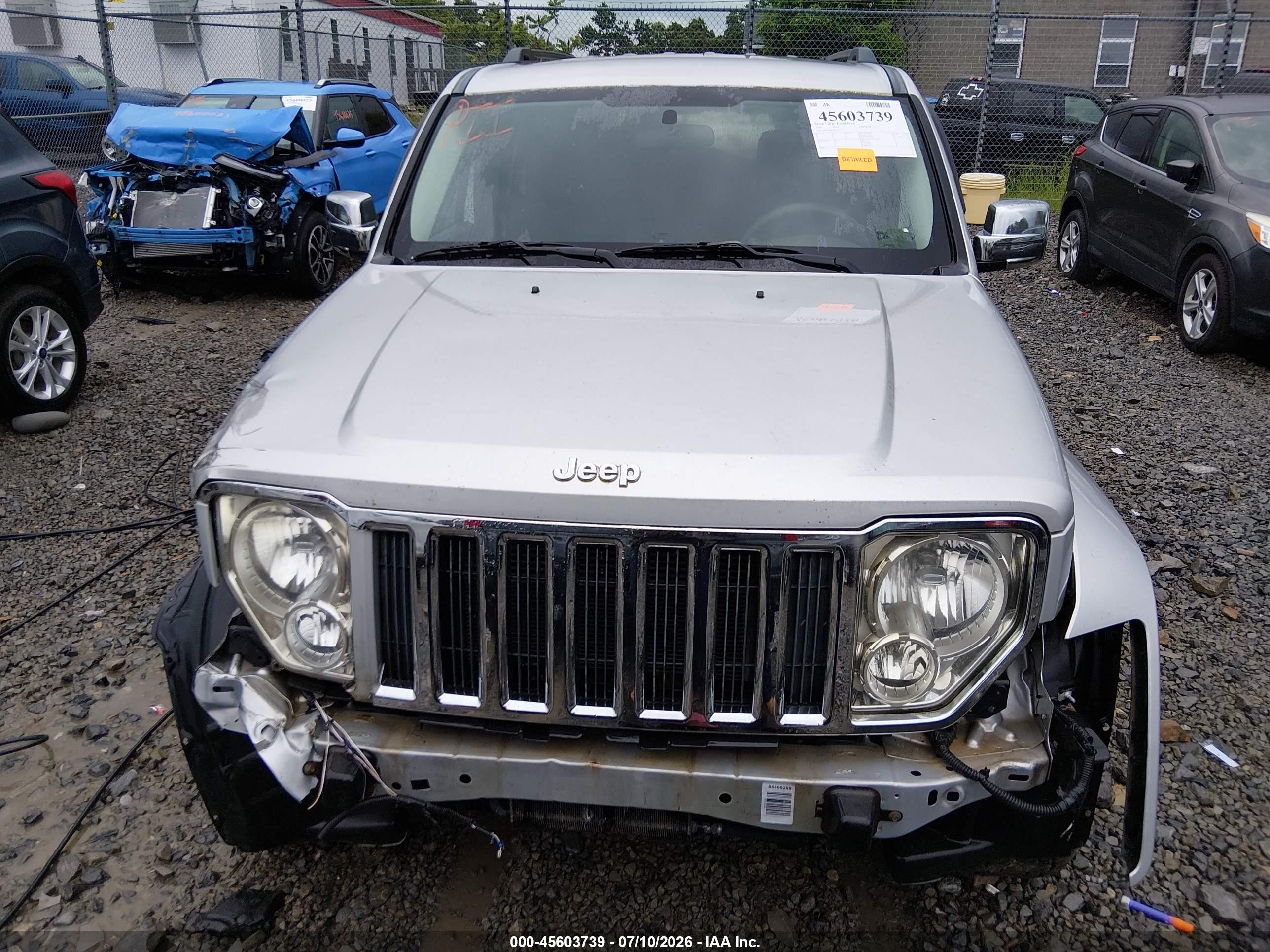 2009 Jeep Liberty Sport Silver vin: 1J8GN28K29W514775