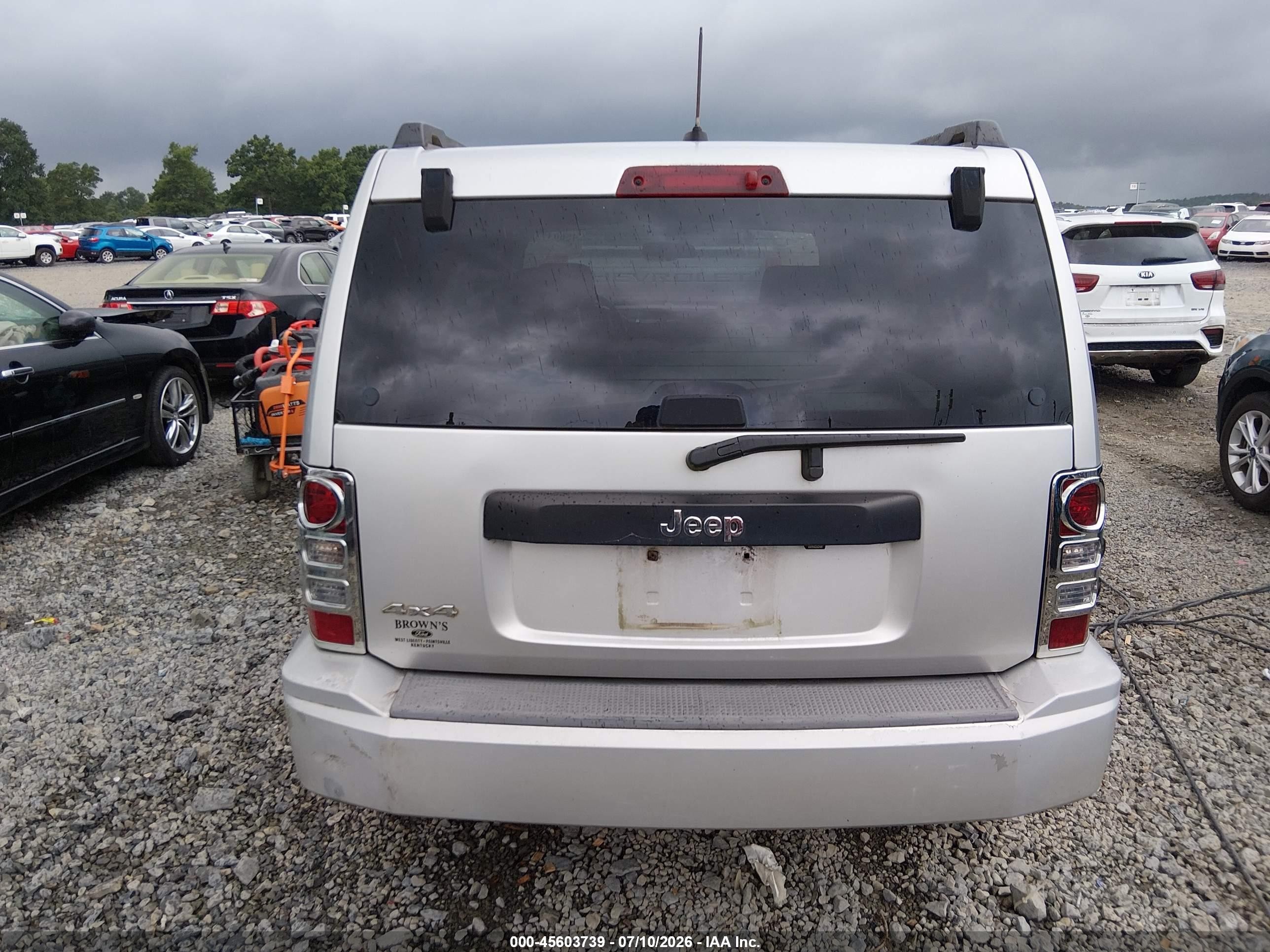 2009 Jeep Liberty Sport Silver vin: 1J8GN28K29W514775