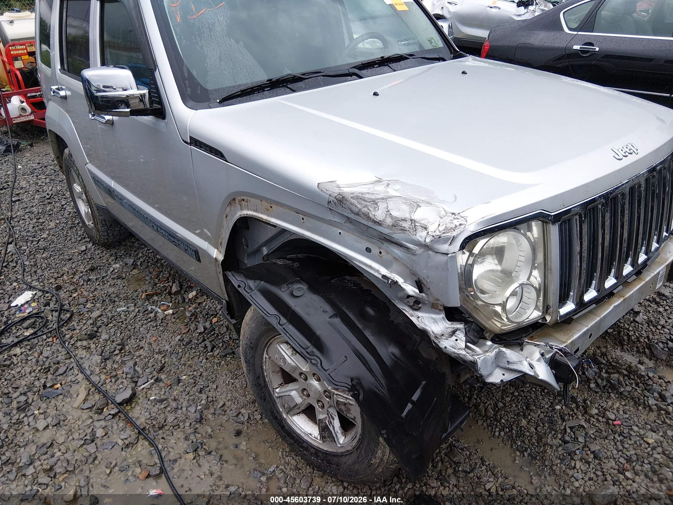 2009 Jeep Liberty Sport Silver vin: 1J8GN28K29W514775