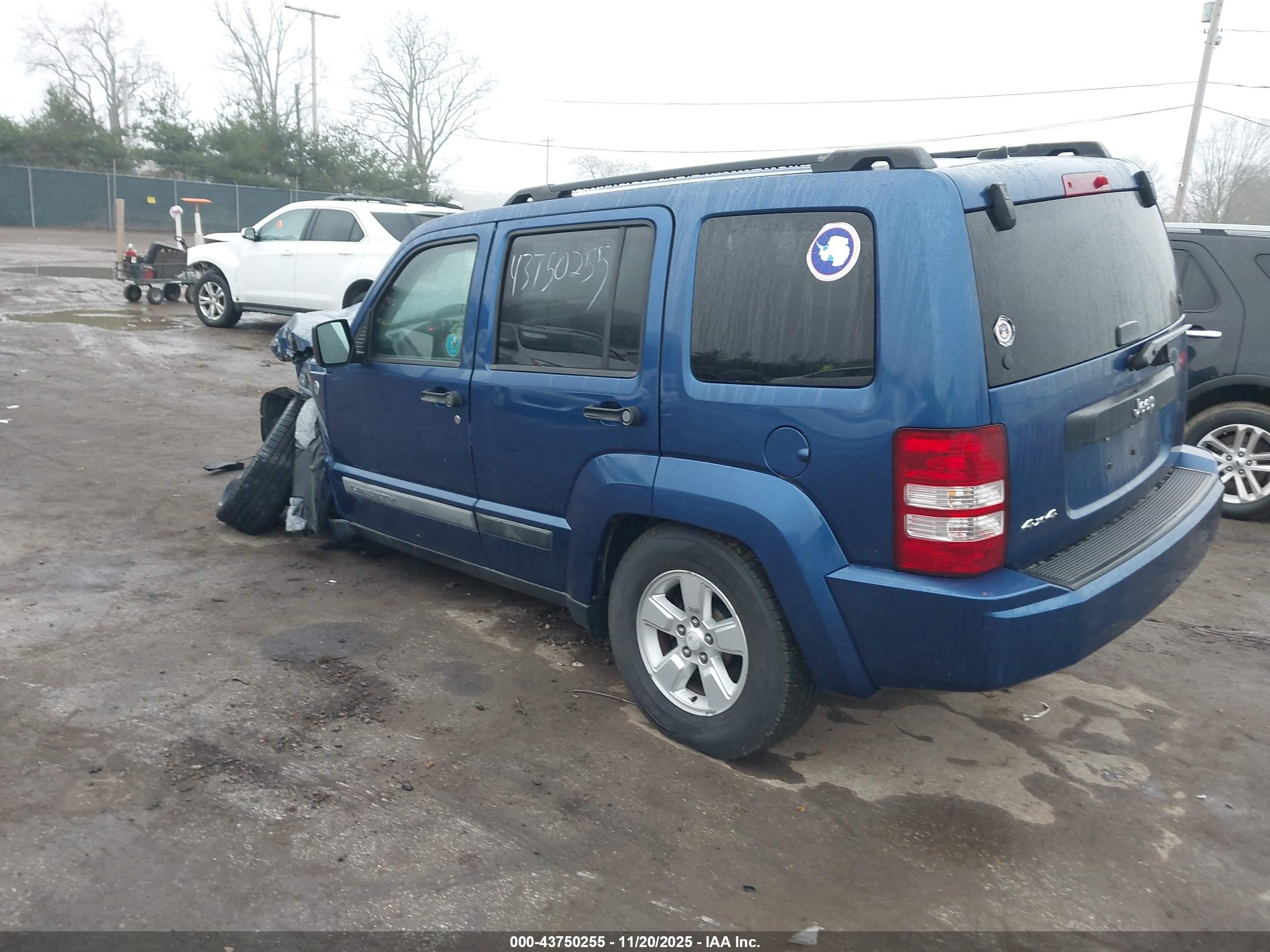2009 Jeep Liberty Sport Blue vin: 1J8GN28K39W528202