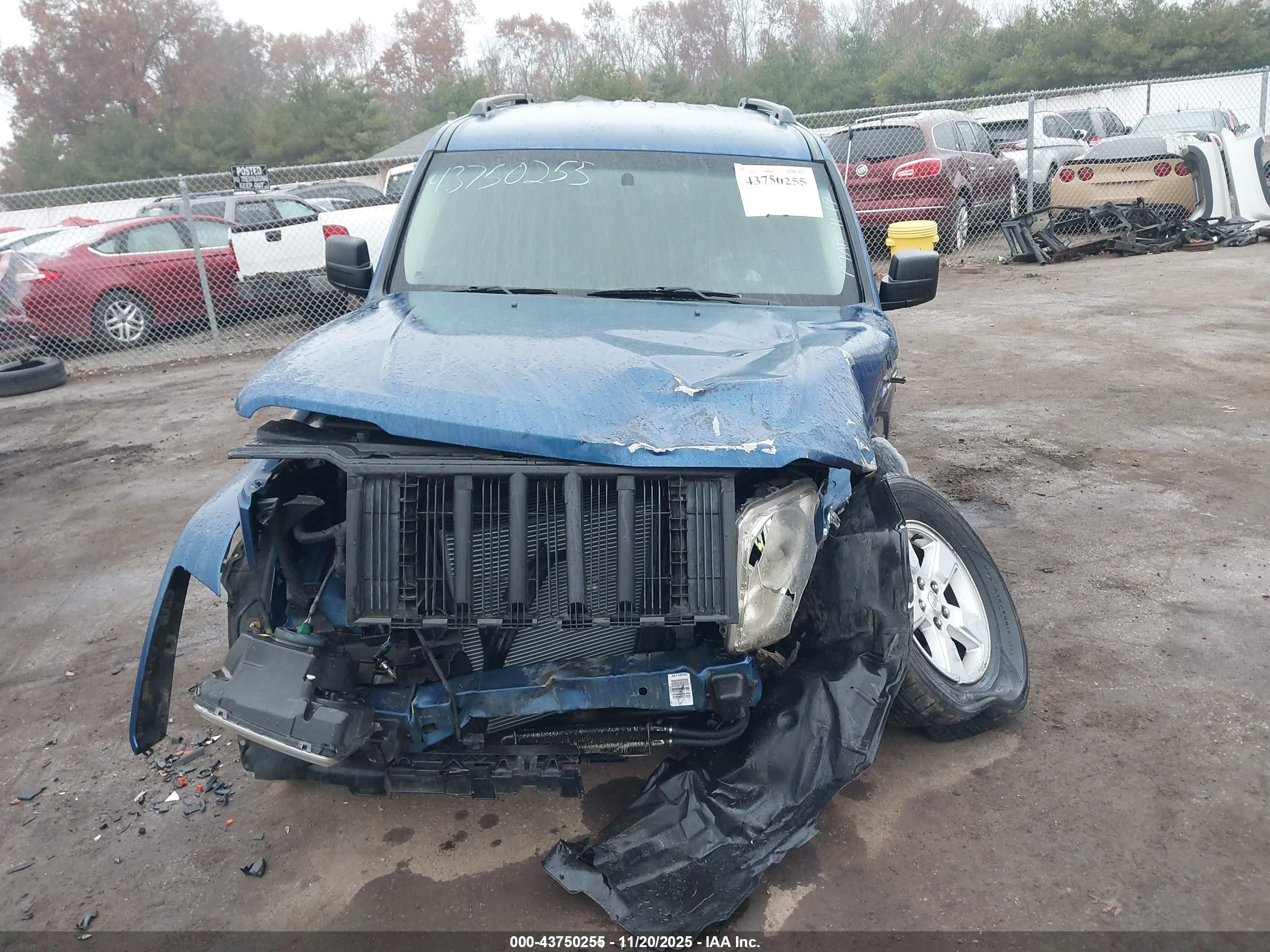 2009 Jeep Liberty Sport Blue vin: 1J8GN28K39W528202