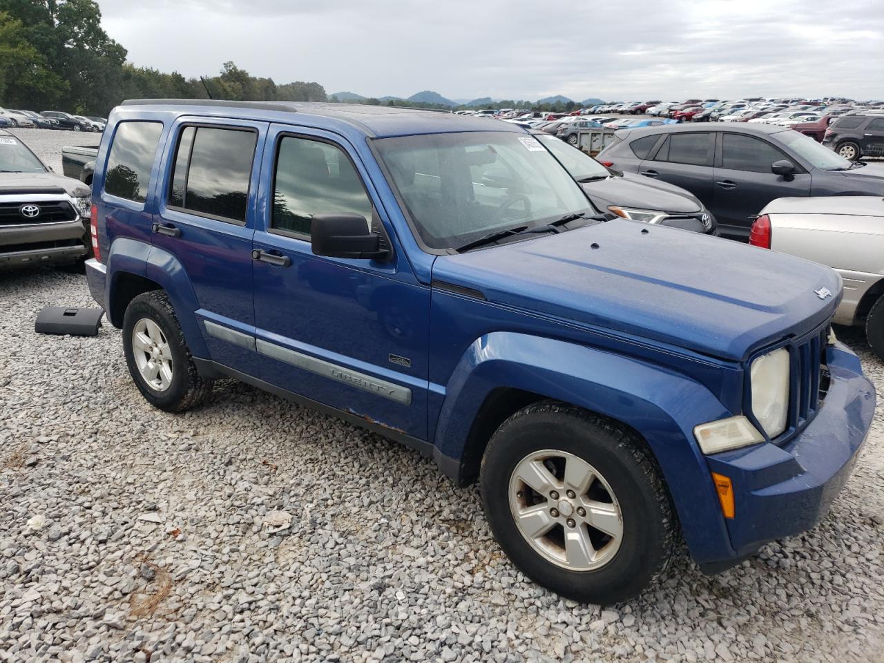2009 Jeep Liberty Sport Синий vin: 1J8GN28K39W548224