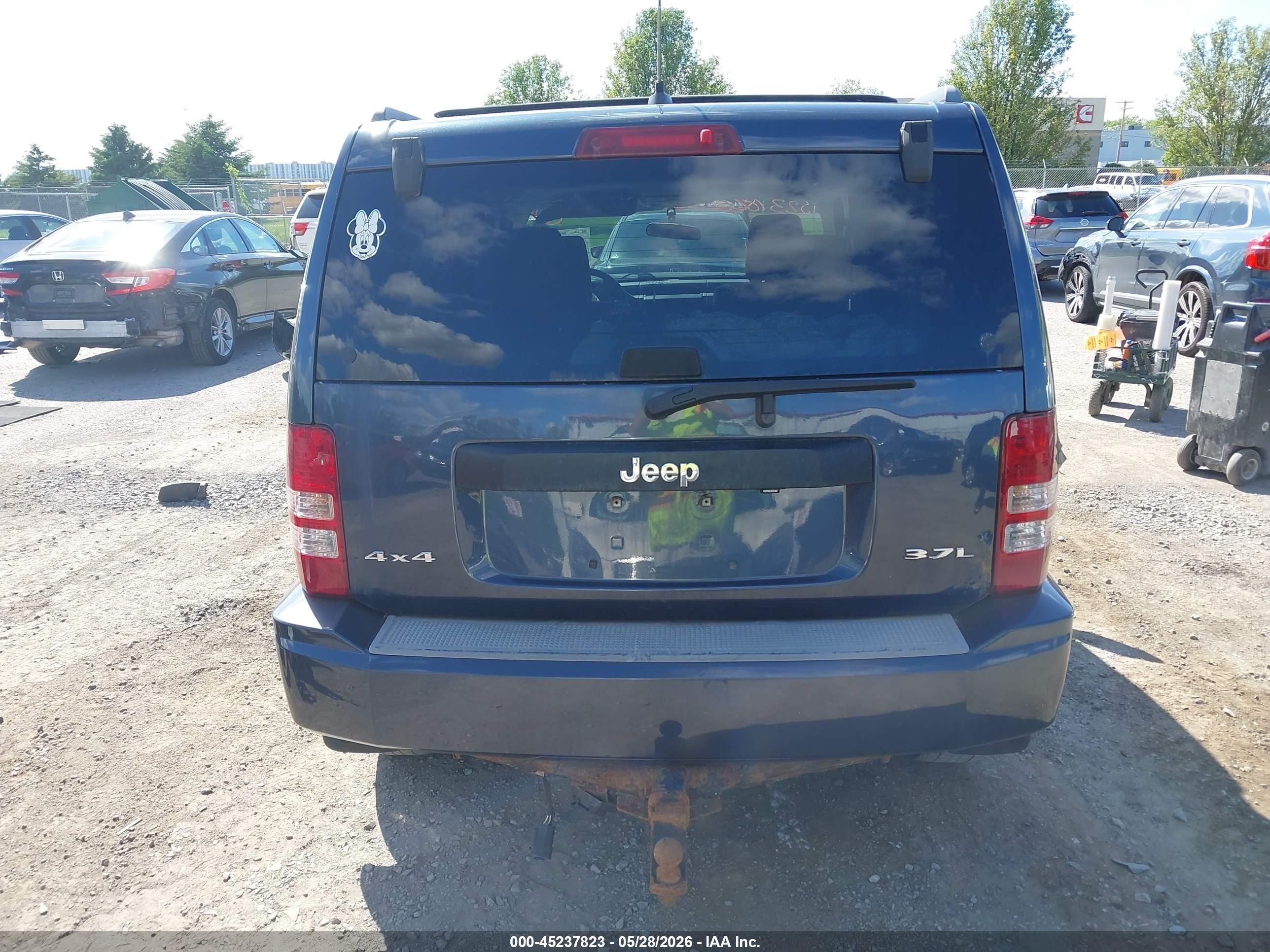2008 Jeep Liberty Sport Blue vin: 1J8GN28K78W108280