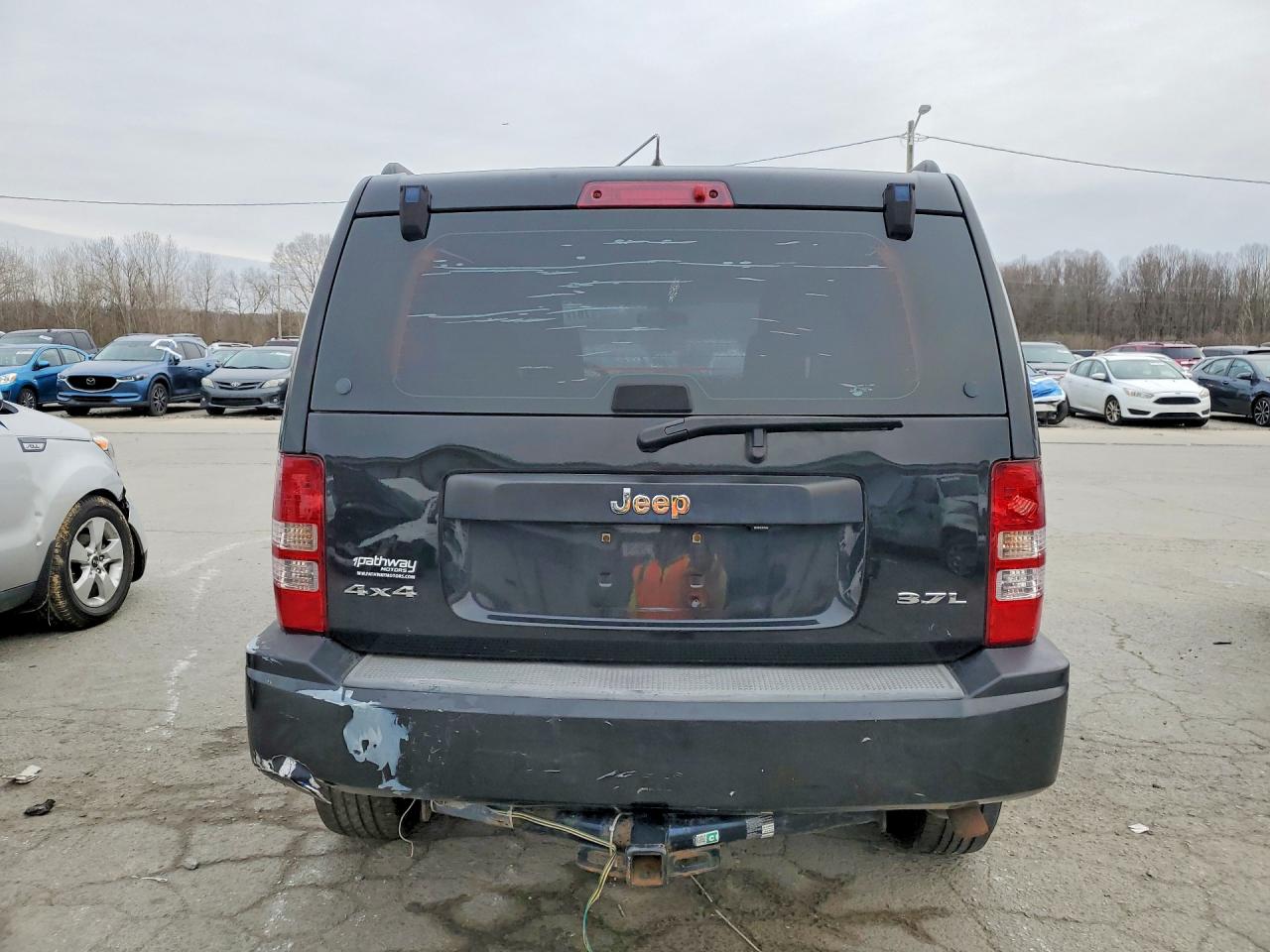2008 Jeep Liberty Sport Black vin: 1J8GN28K78W206340