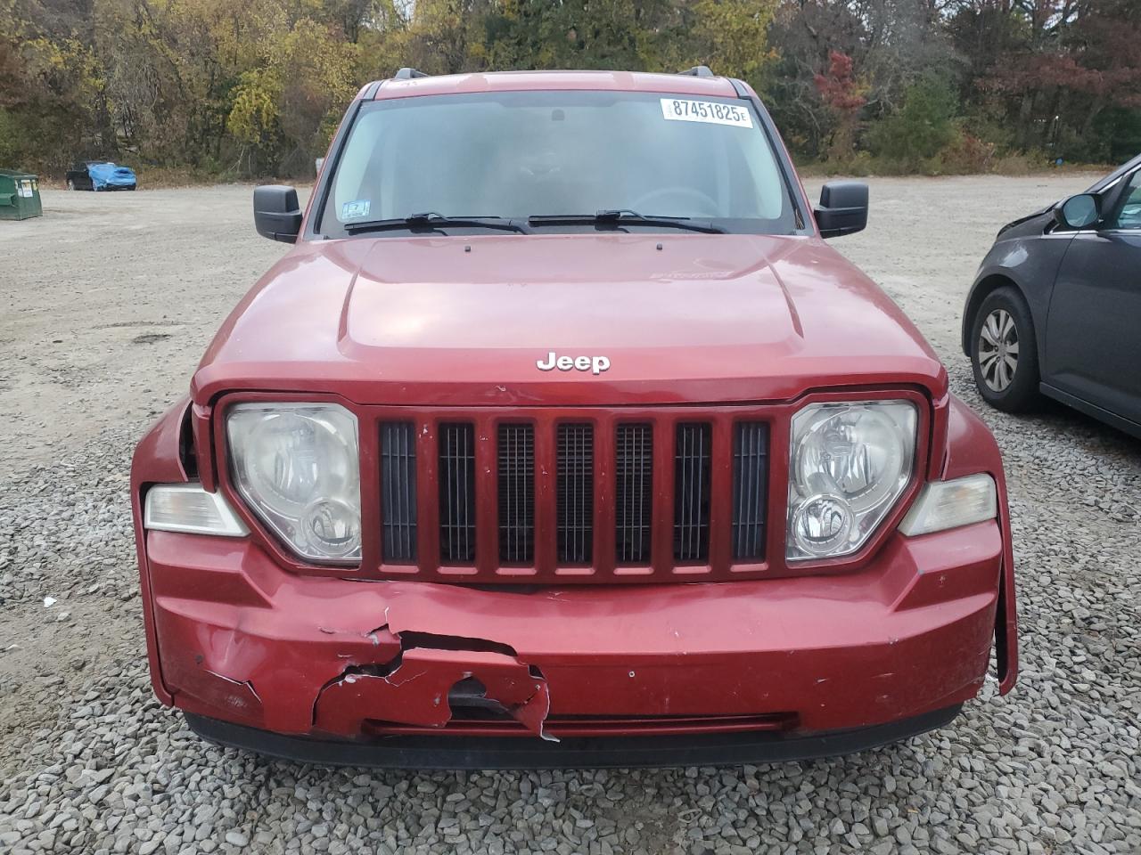2008 Jeep Liberty Sport Красный vin: 1J8GN28K88W103007