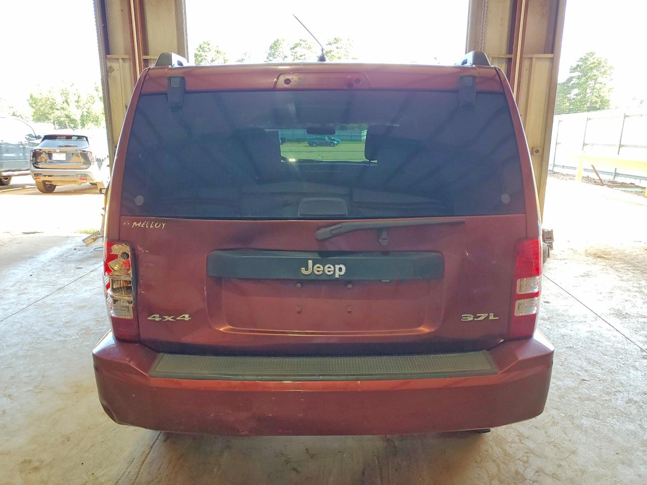 2008 Jeep Liberty Sport Burgundy vin: 1J8GN28K88W285758