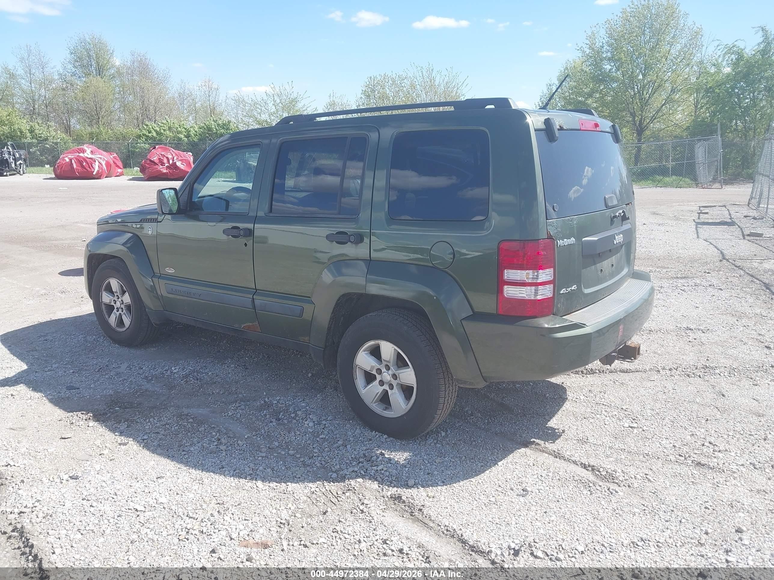 2009 Jeep Liberty Sport Green vin: 1J8GN28K99W509685