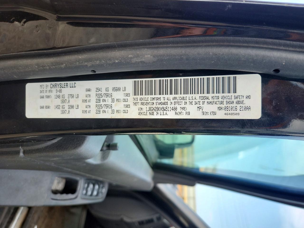 2009 Jeep Liberty Sport Black vin: 1J8GN28KX9W511400