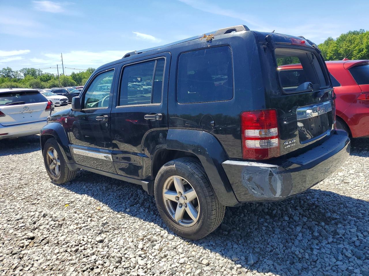 2008 Jeep Liberty Limited Черный vin: 1J8GN58K18W166838