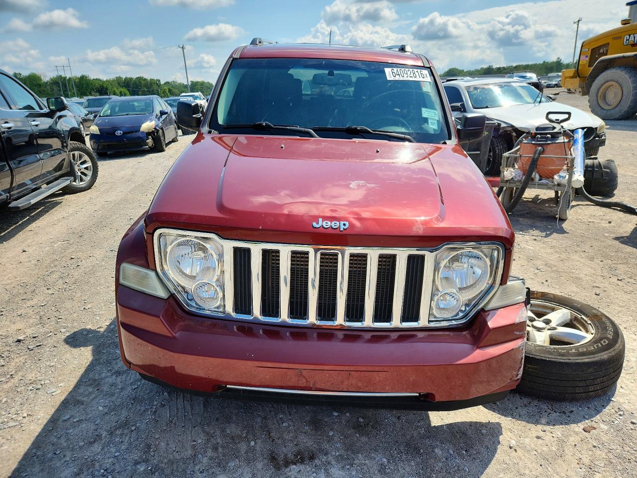 2009 Jeep Liberty Limited Red vin: 1J8GN58K19W539877