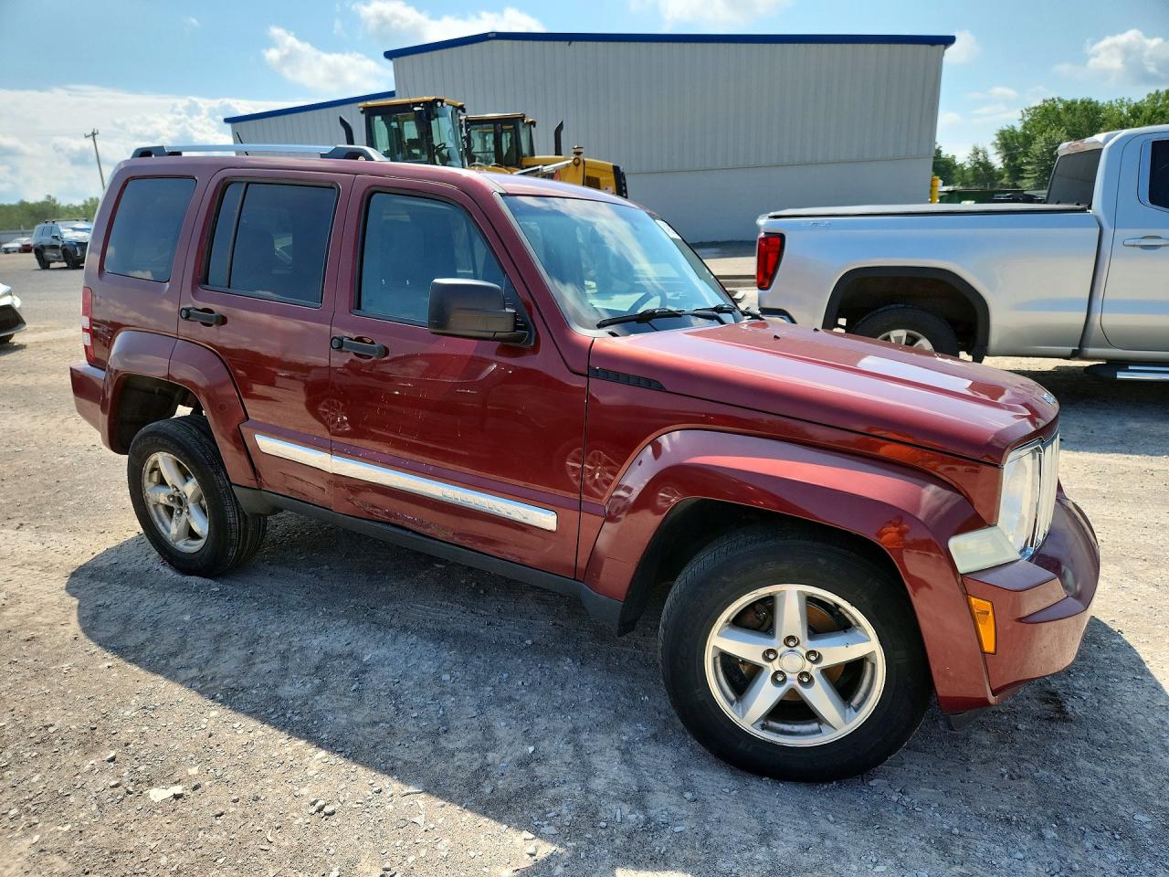 2009 Jeep Liberty Limited Red vin: 1J8GN58K19W539877