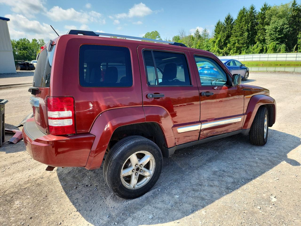 2009 Jeep Liberty Limited Red vin: 1J8GN58K19W539877