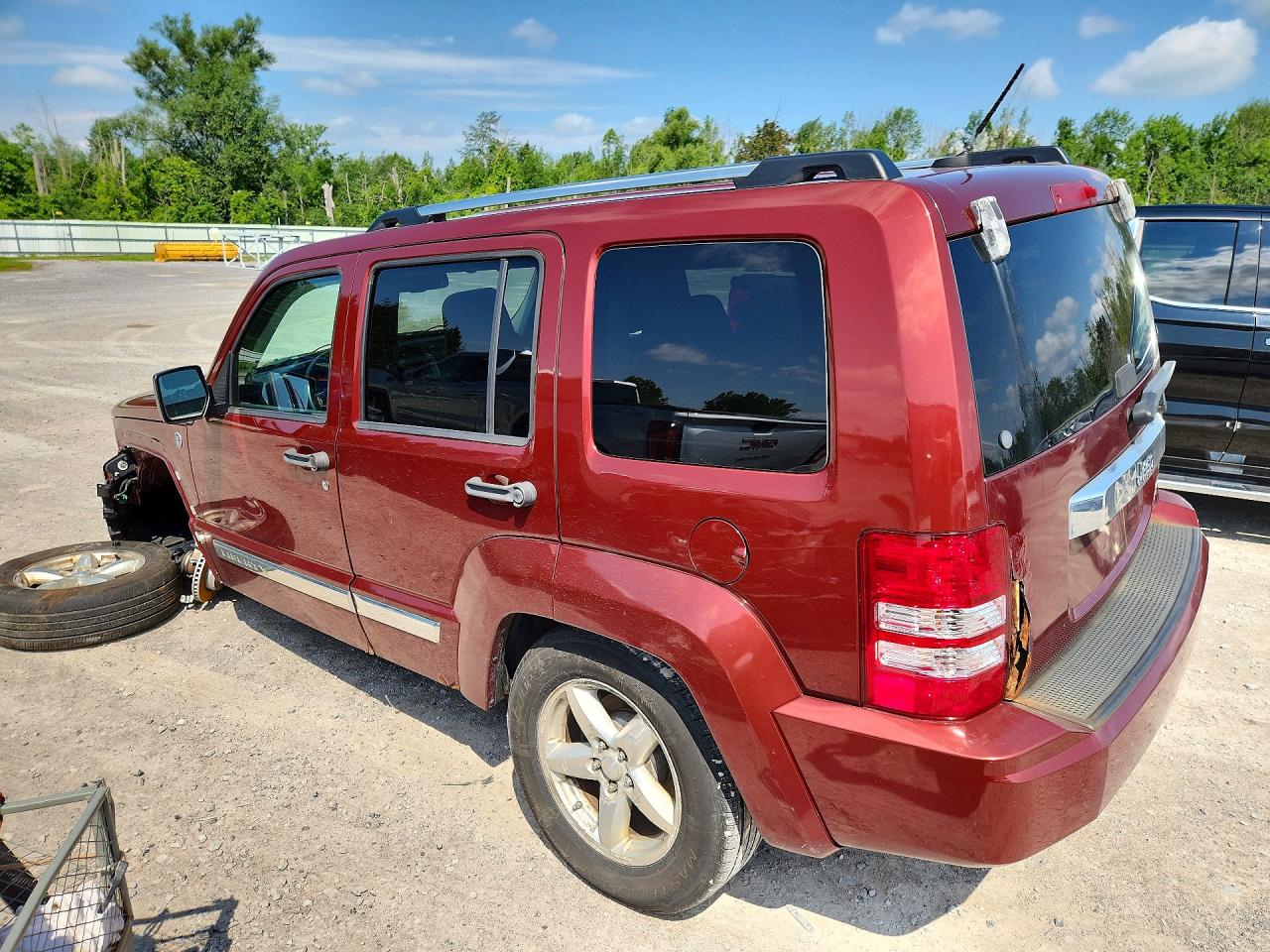 2009 Jeep Liberty Limited Red vin: 1J8GN58K19W539877