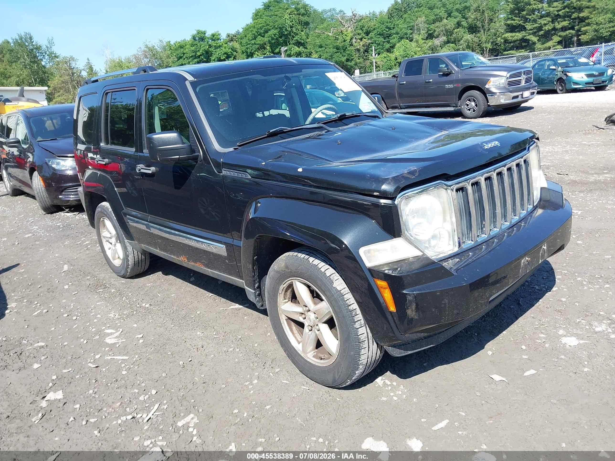 2008 Jeep Liberty Limited Edition Черный vin: 1J8GN58K28W123609