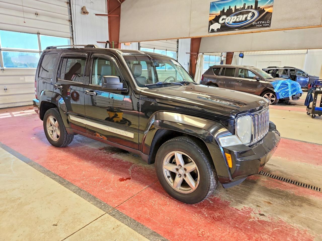 2008 Jeep Liberty Limited Black vin: 1J8GN58K28W235133
