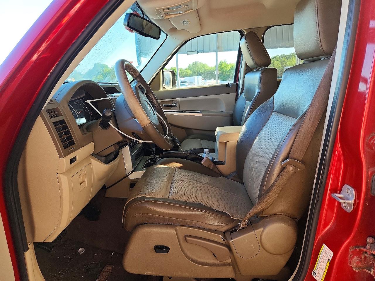 2008 Jeep Liberty Limited Red vin: 1J8GN58K58W199650