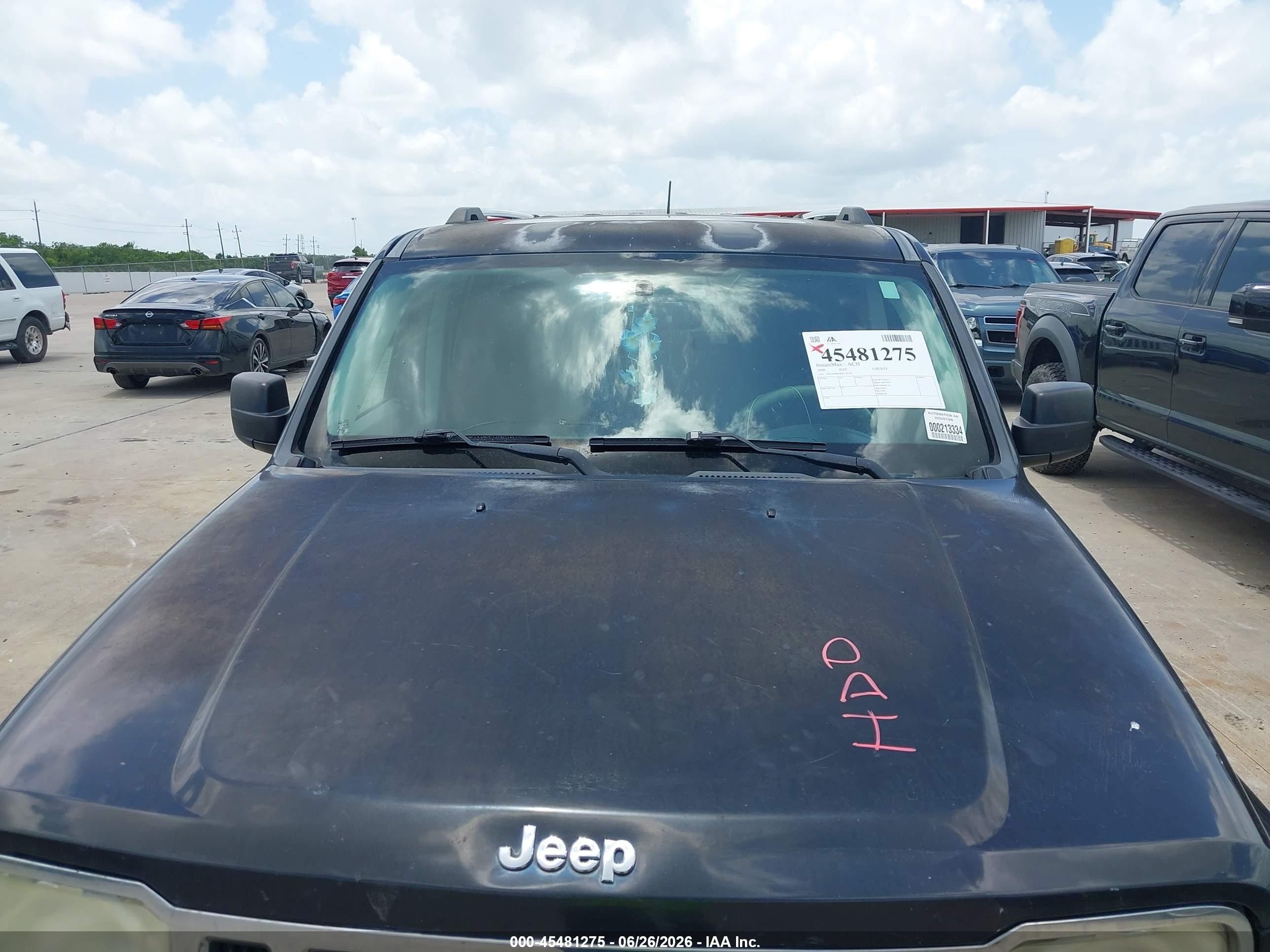 2008 Jeep Liberty Limited Edition Black vin: 1J8GN58K88W119354