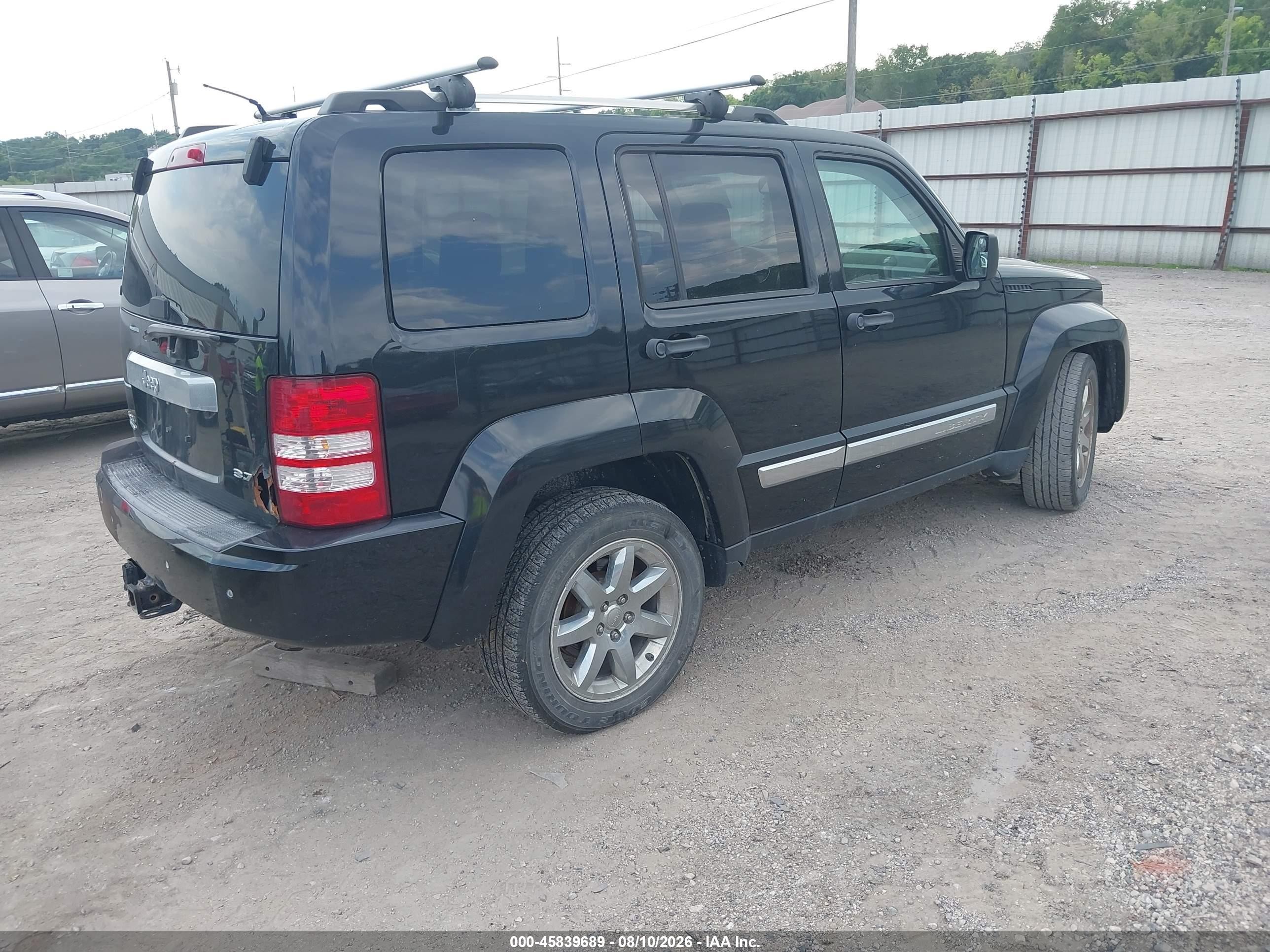2008 Jeep Liberty Limited Edition Черный vin: 1J8GN58KX8W287416