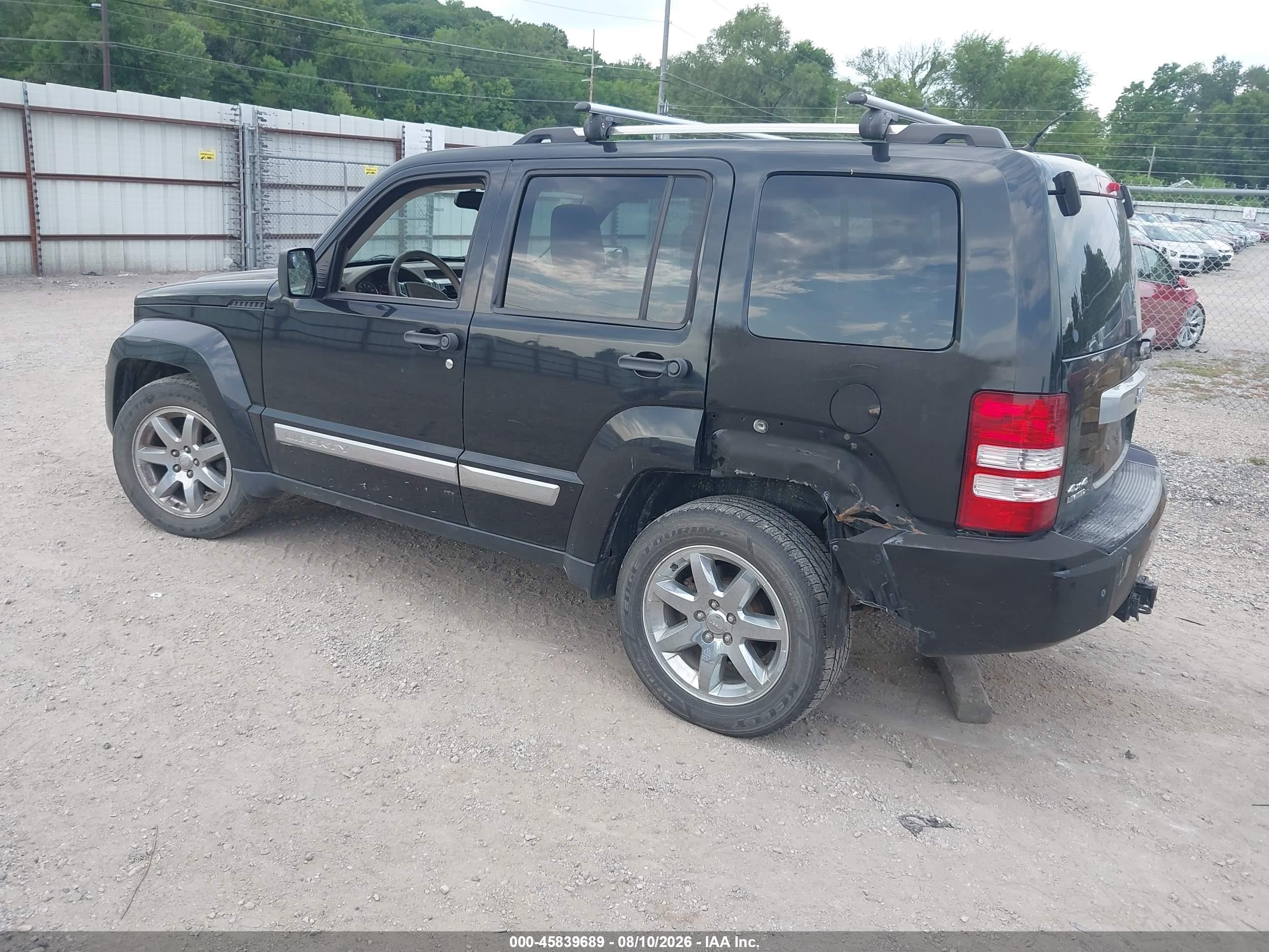 2008 Jeep Liberty Limited Edition Черный vin: 1J8GN58KX8W287416