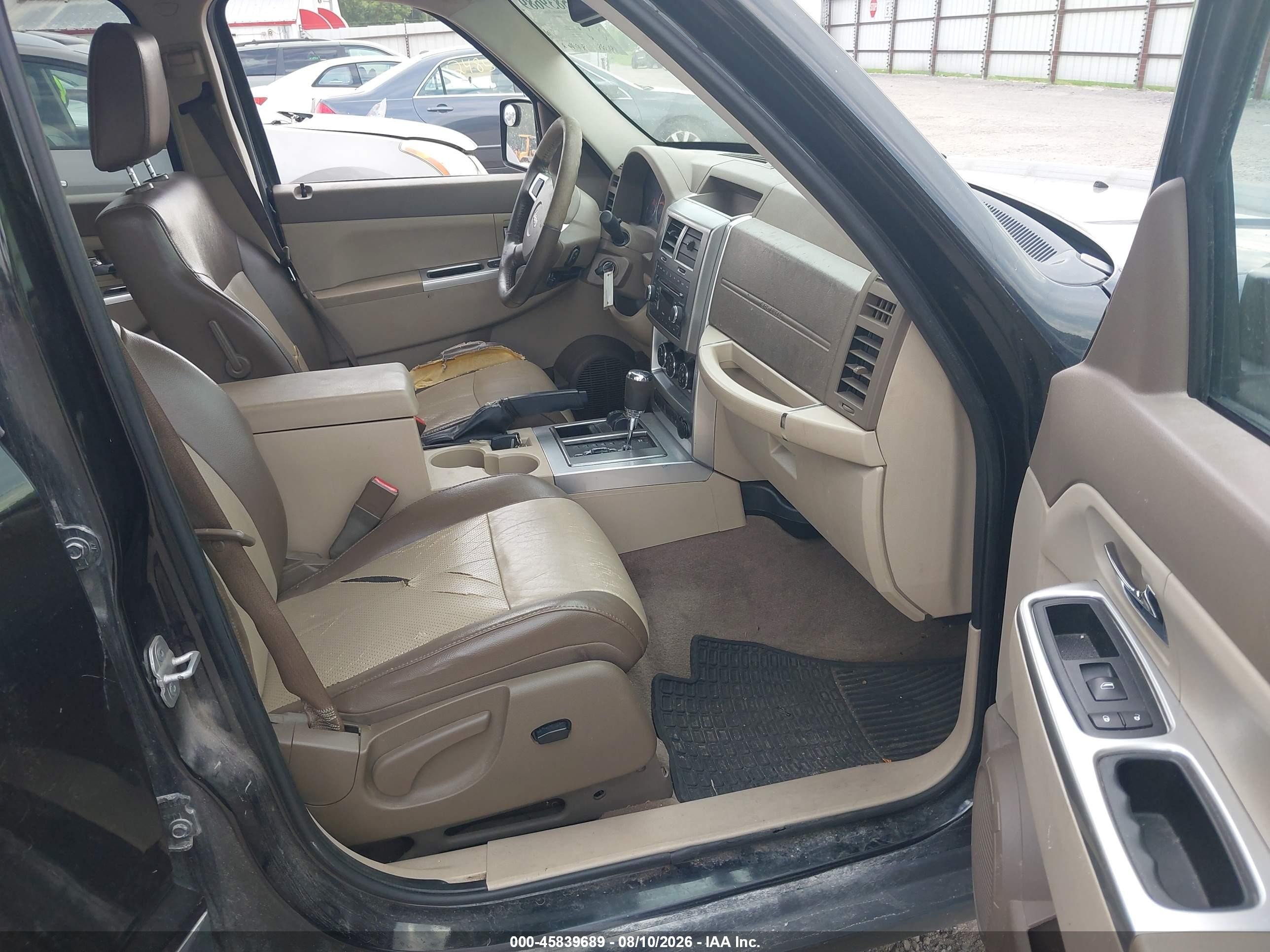 2008 Jeep Liberty Limited Edition Черный vin: 1J8GN58KX8W287416