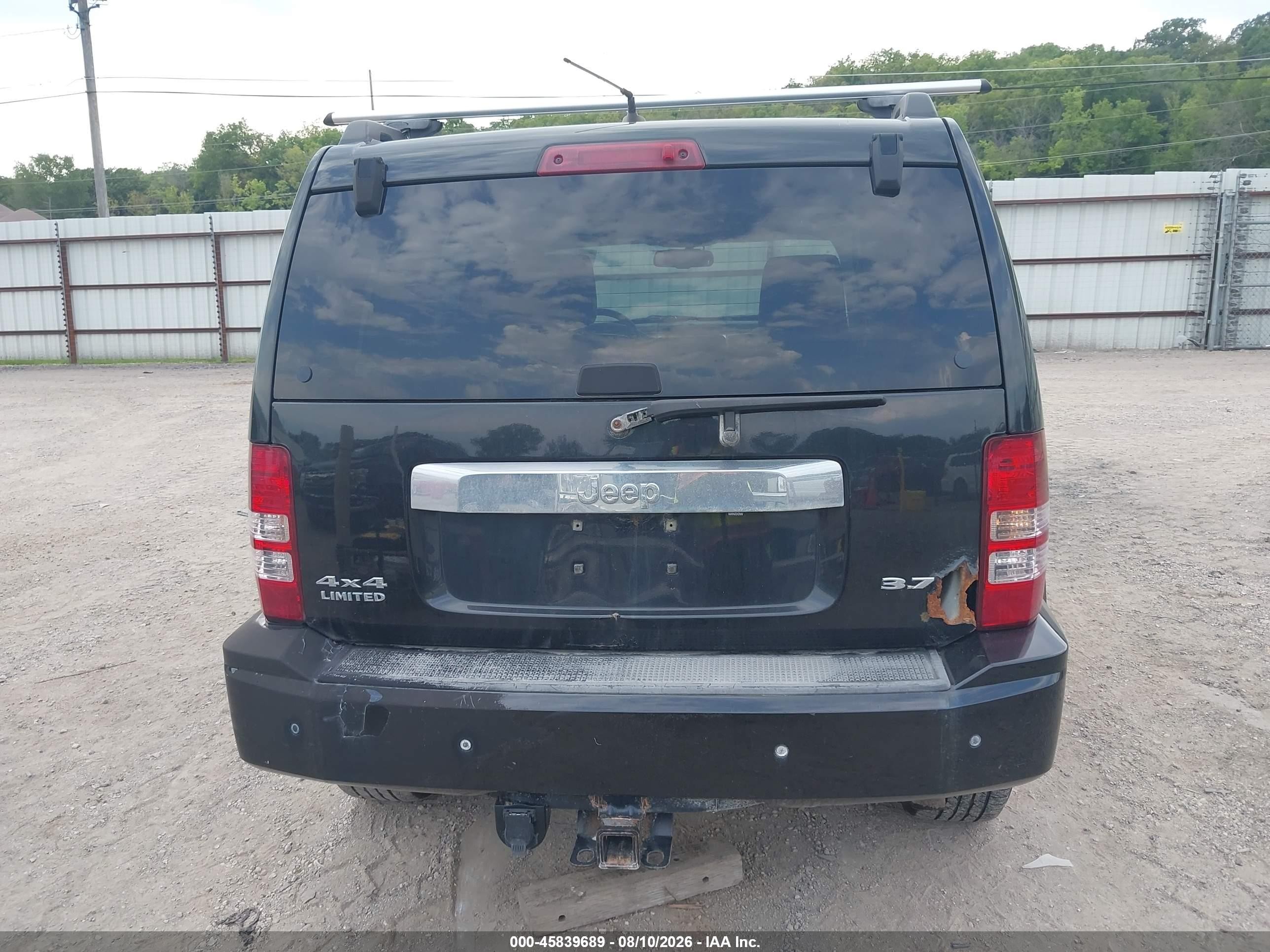 2008 Jeep Liberty Limited Edition Черный vin: 1J8GN58KX8W287416
