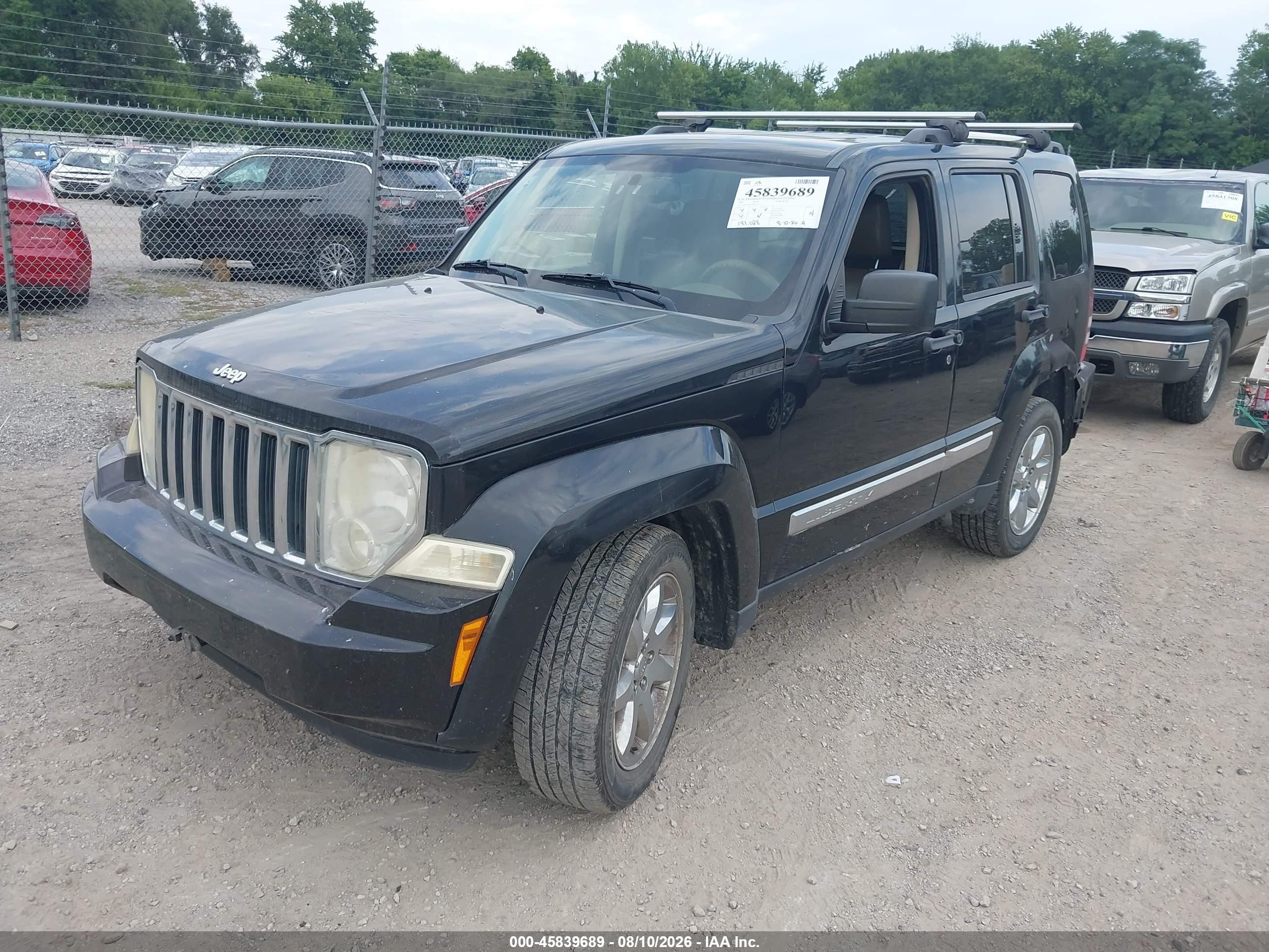 2008 Jeep Liberty Limited Edition Черный vin: 1J8GN58KX8W287416