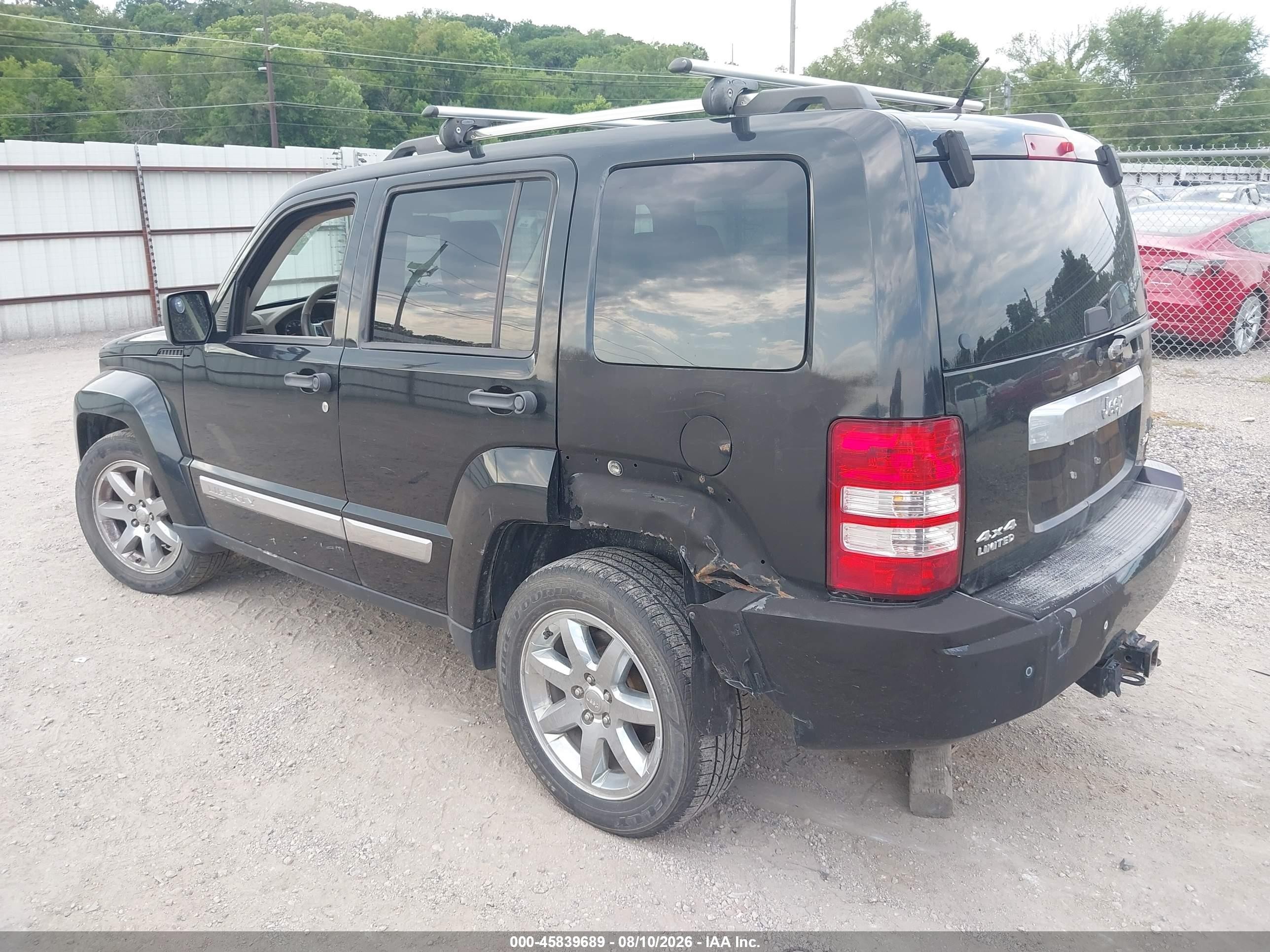 2008 Jeep Liberty Limited Edition Черный vin: 1J8GN58KX8W287416