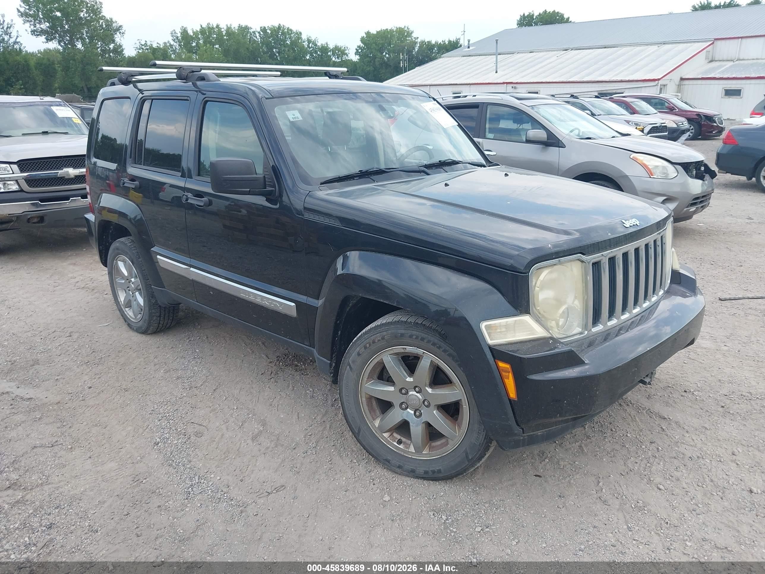 2008 Jeep Liberty Limited Edition Черный vin: 1J8GN58KX8W287416