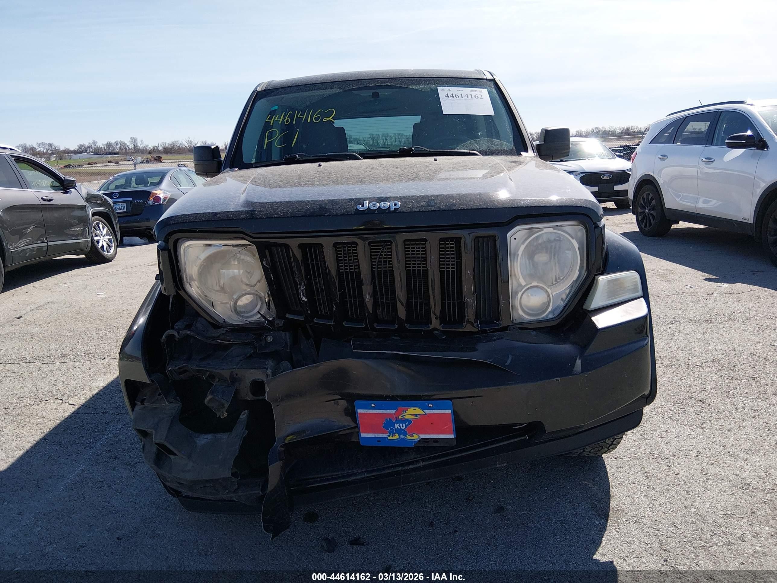 2008 Jeep Liberty Sport Black vin: 1J8GP28K48W221548