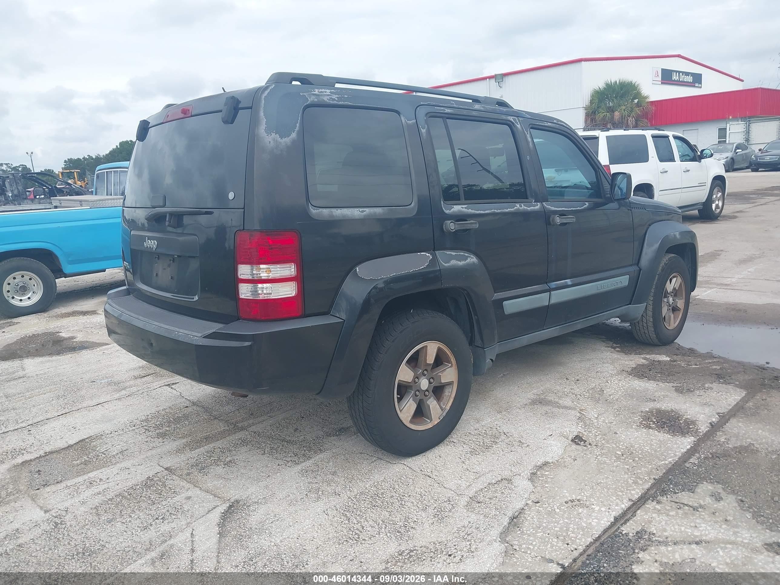 2008 Jeep Liberty Sport Black vin: 1J8GP28K58W228539