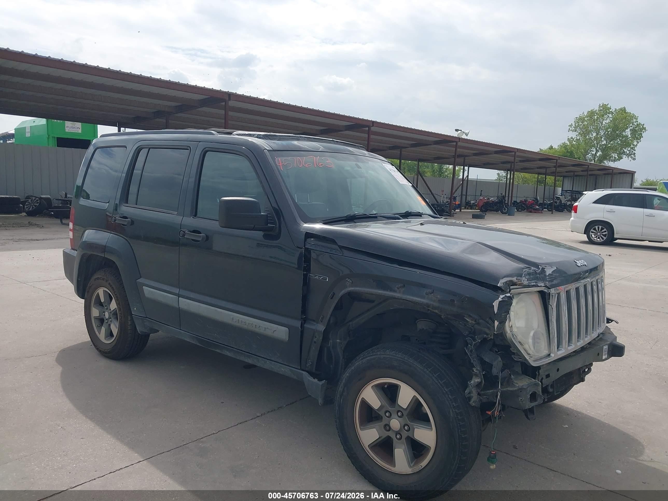 2009 Jeep Liberty Sport Black vin: 1J8GP28K79W506455